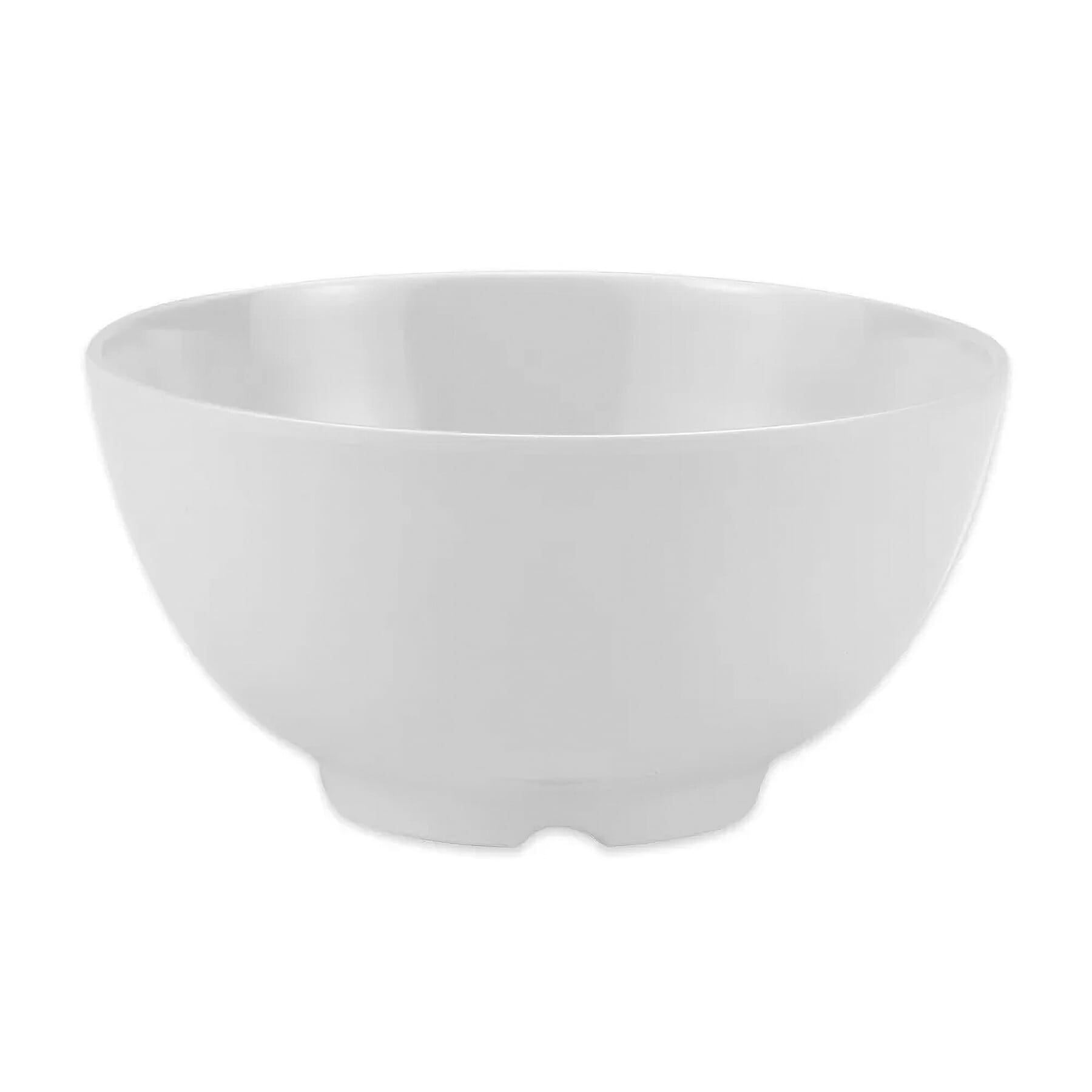 G.E.T. Enterprises M-768-W Water Lily 9 oz. Round White Melamine Bowl