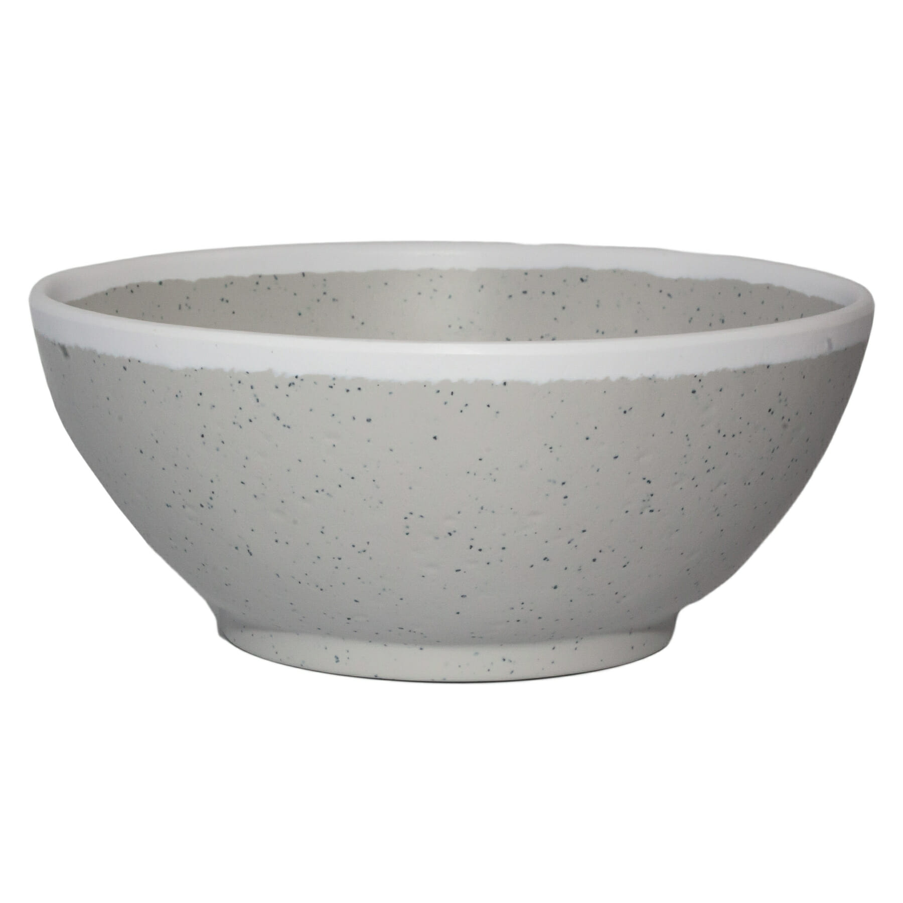 G.E.T. Enterprises B-303-DVG Pottery Market Glazed 32 oz. Round Dove Gray Melamine Bowl