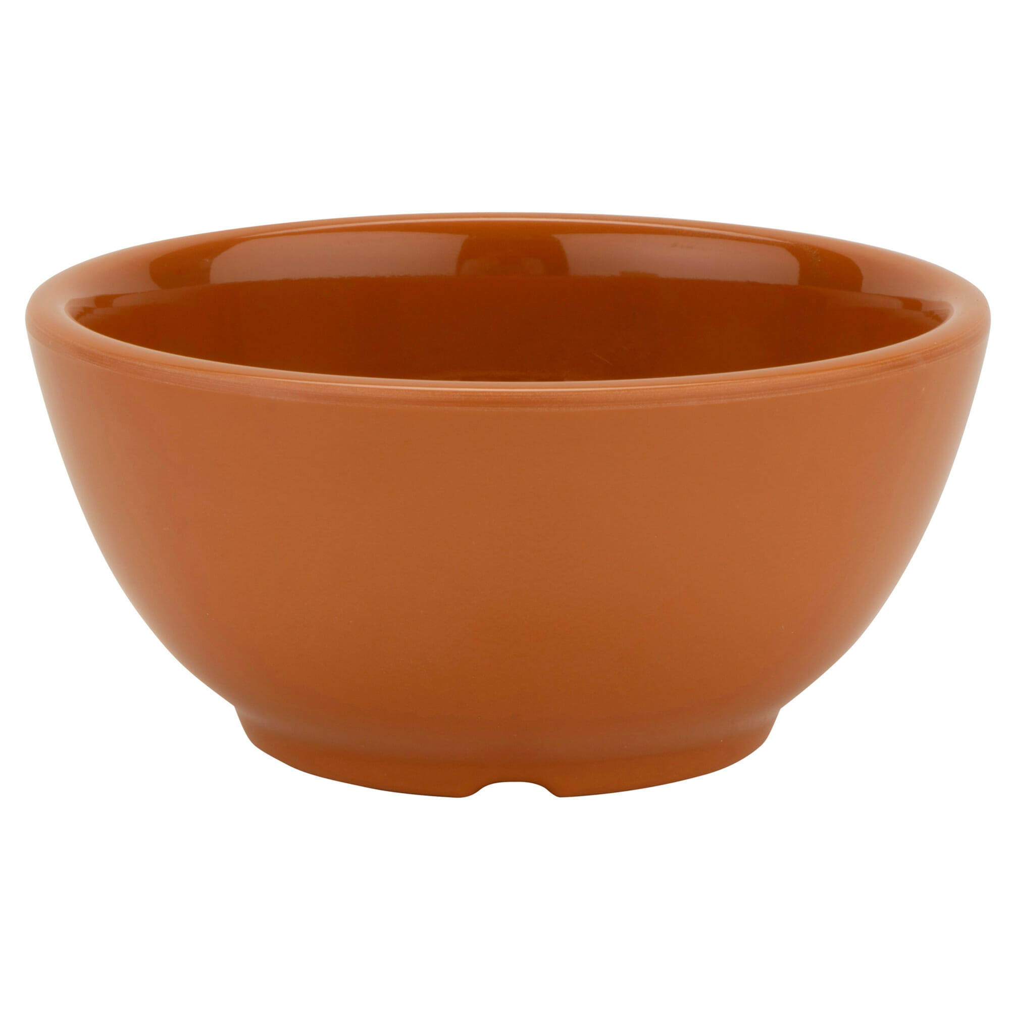 G.E.T. Enterprises B-525-PK Diamond Harvest 16 oz. Round Pumpkin Melamine Bowl