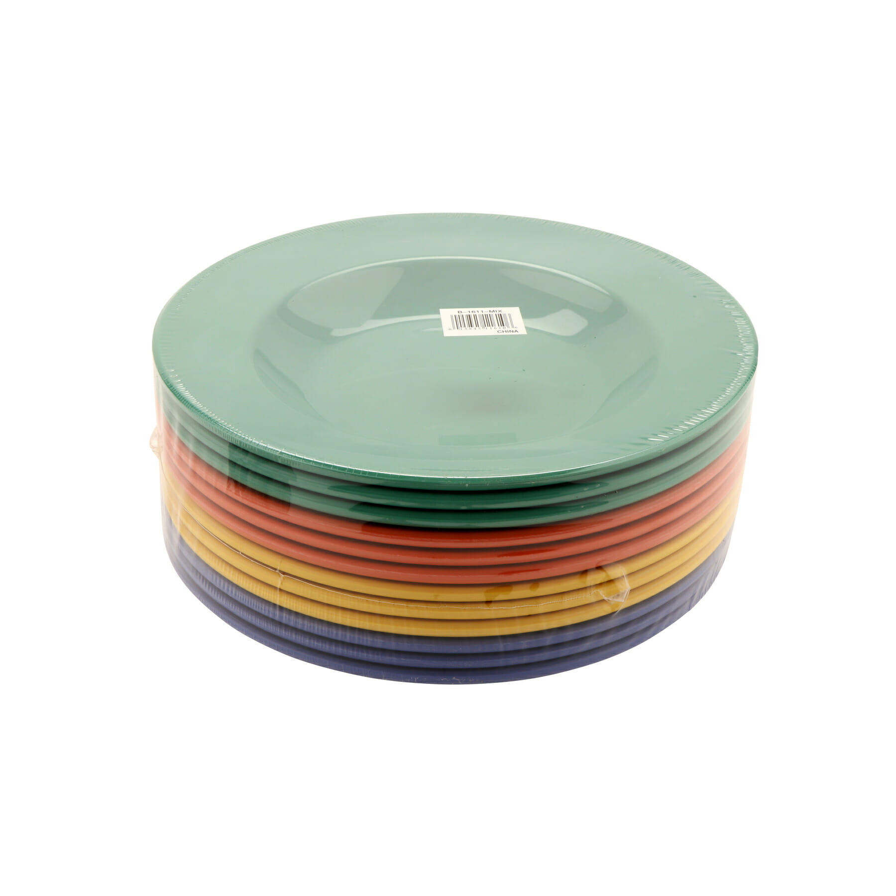 G.E.T. Enterprises B-1611-MIX Diamond Mardi Gras 16 oz. Round Multi Color Melamine Bowl