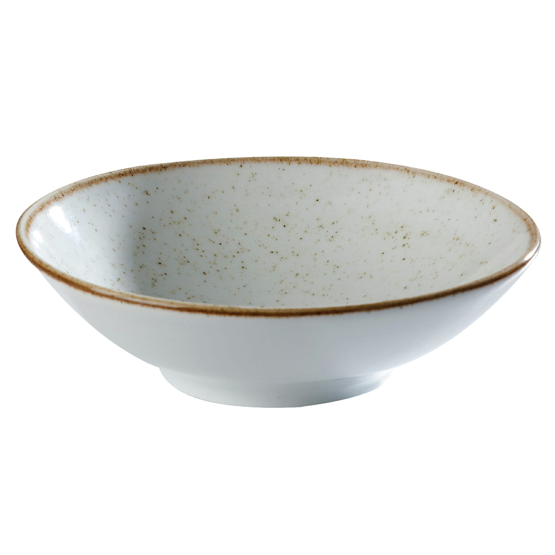 G.E.T. Enterprises PA1605923324 Corona Artisan Beige 29.7 oz. Round Beige Porcelain Bowl