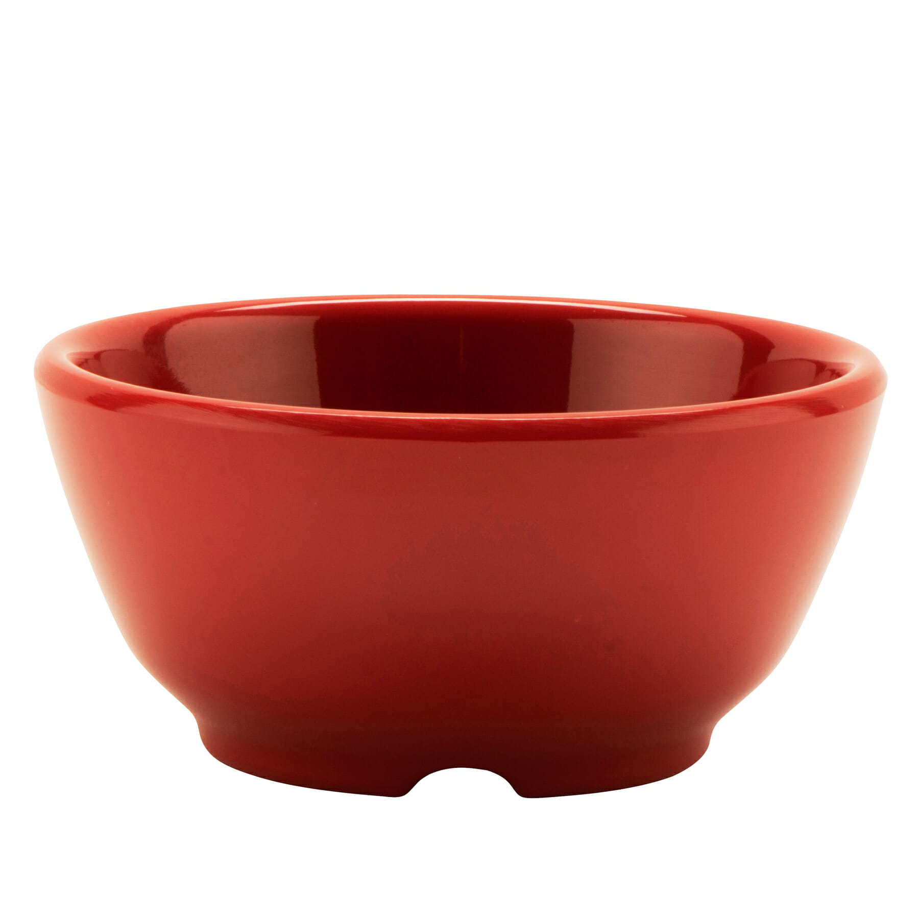 G.E.T. Enterprises B-45-CR Diamond Harvest 10 oz. Round Cranberry Melamine Bowl