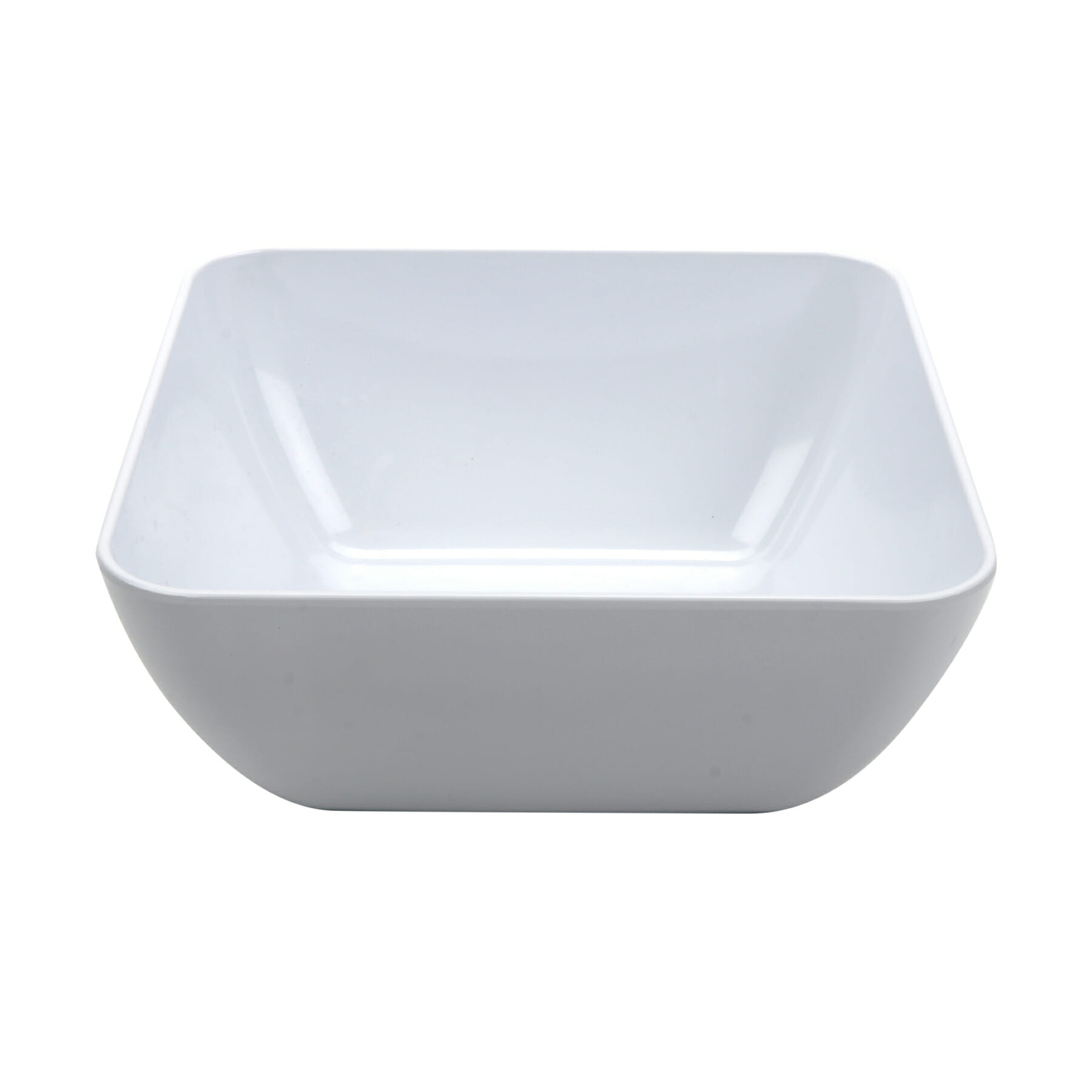 G.E.T. Enterprises CS-50-W Midtown 5 oz. Square White Melamine Bowl
