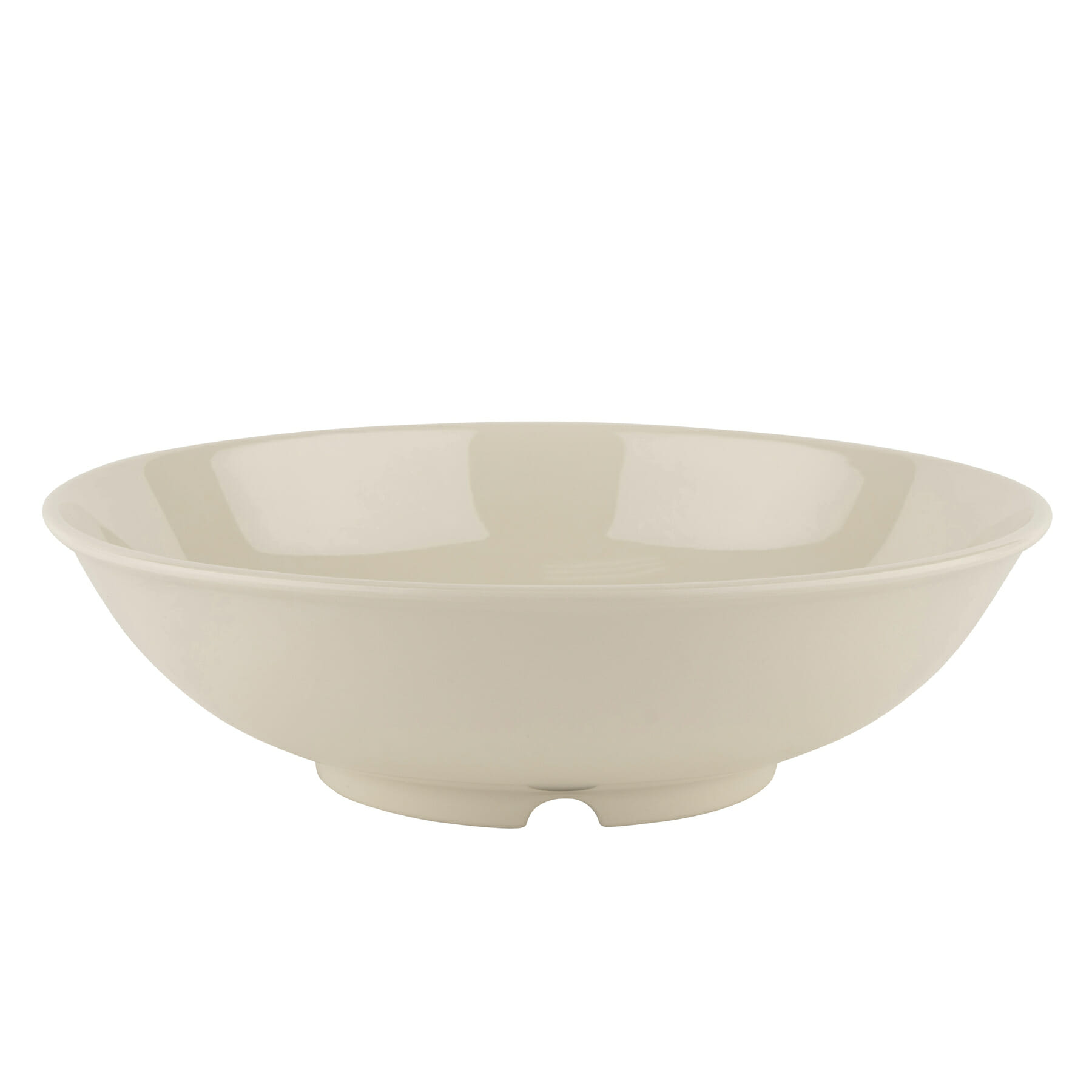 G.E.T. Enterprises B-48-DI Diamond Ivory 60 oz. Round Diamond Ivory Melamine Bowl