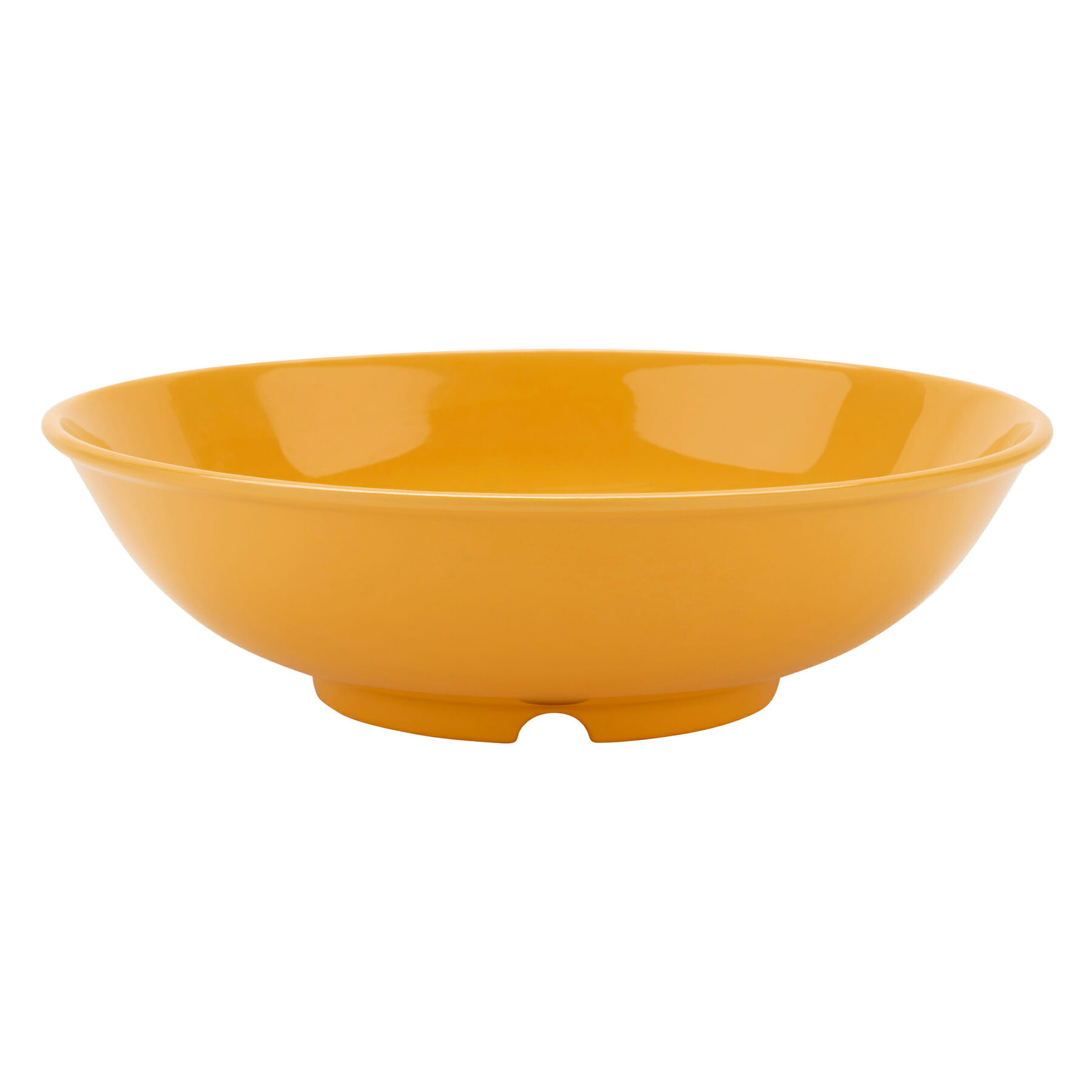 G.E.T. Enterprises B-48-TY Diamond Mardi Gras 60 oz. Round Tropical Yellow Melamine Bowl