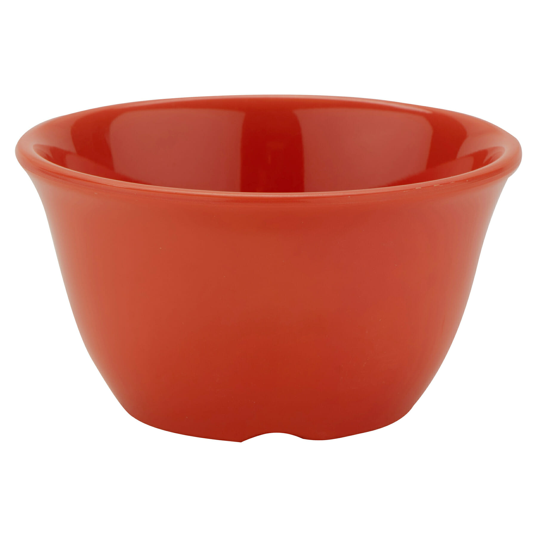 G.E.T. Enterprises BC-70-RO Diamond Mardi Gras 7 oz. Round Rio Orange Melamine Bowl