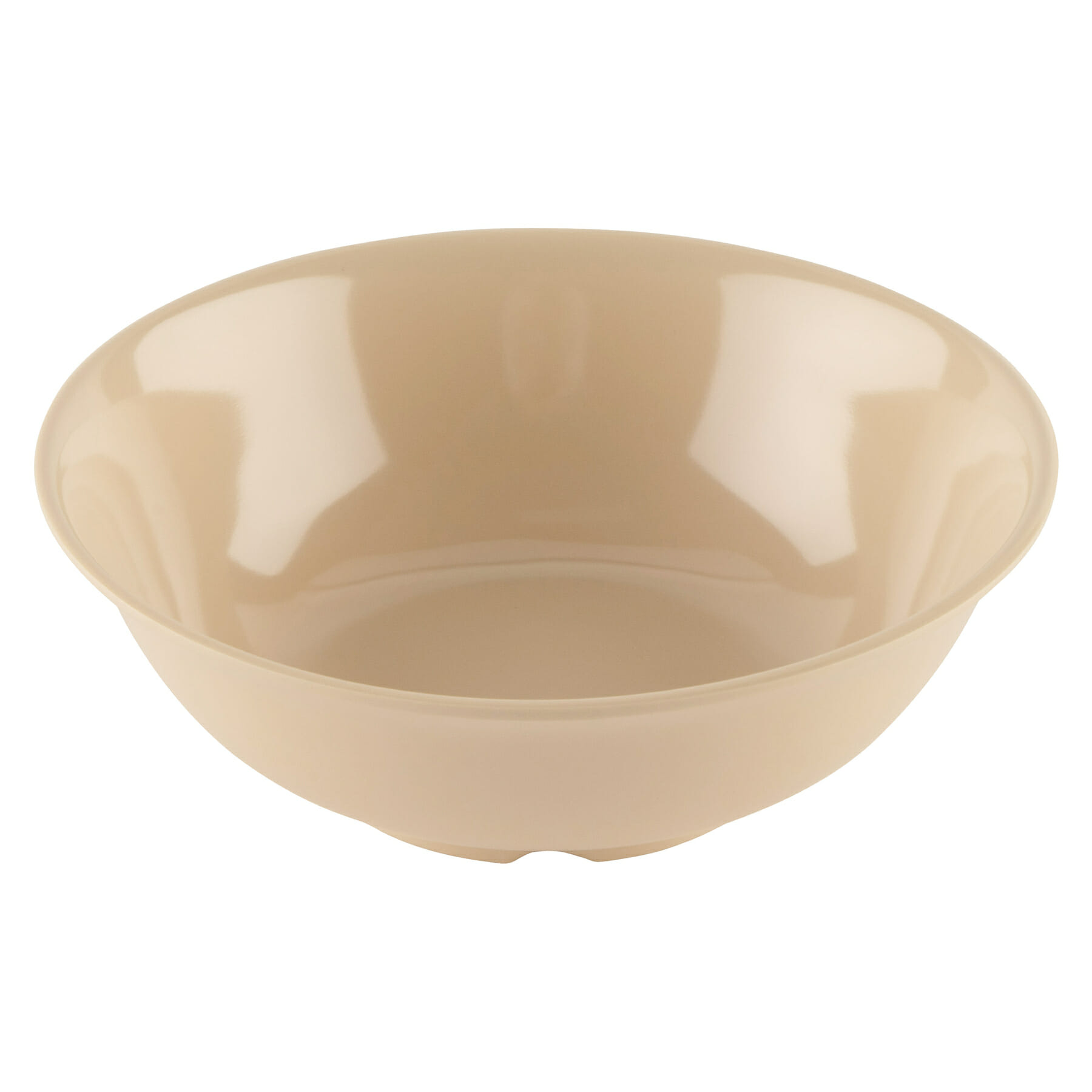 G.E.T. Enterprises M-811-T Supermel 32 oz. Round Tan Melamine Bowl