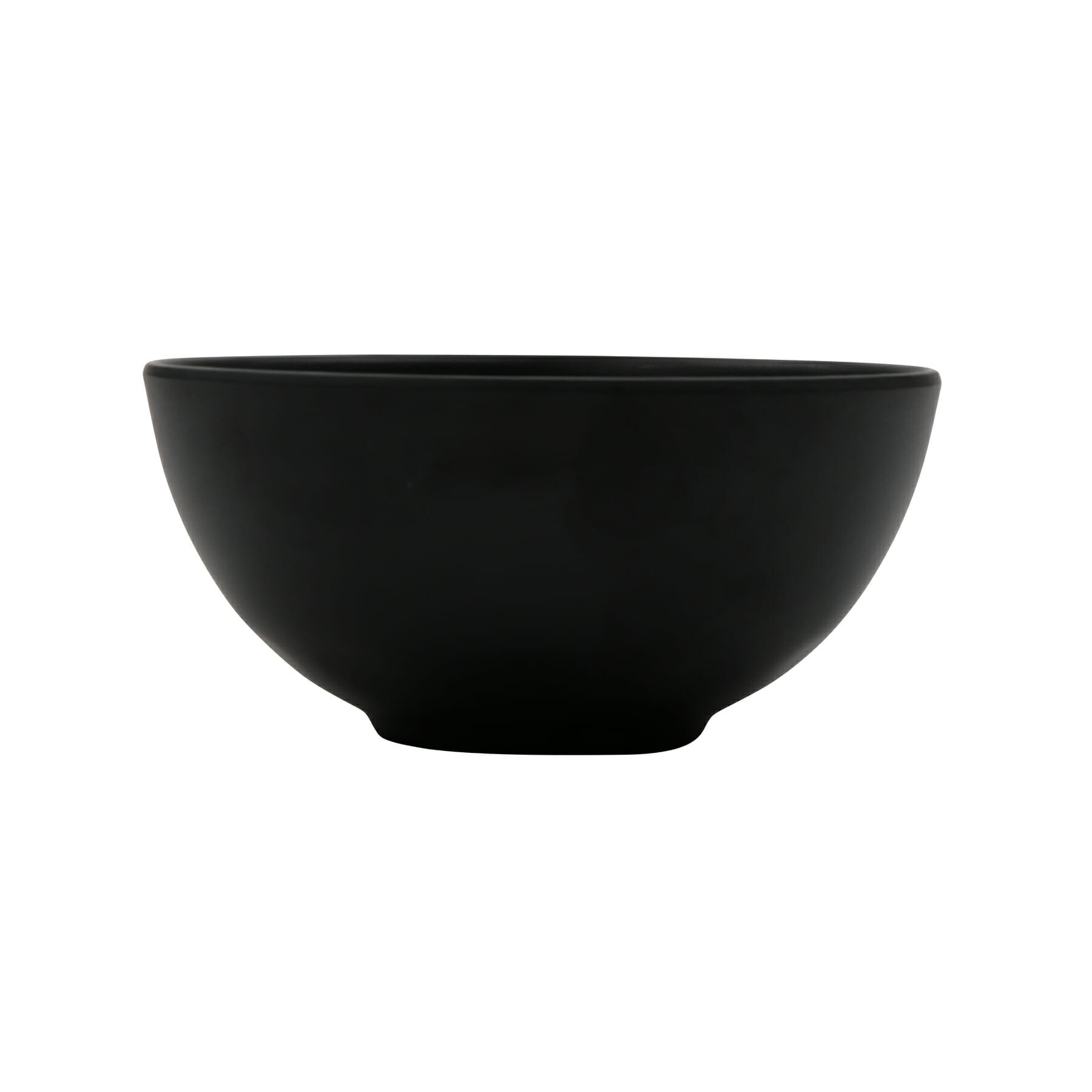 G.E.T. Enterprises B-101-BK Nara 7 oz. Round Black Melamine Bowl