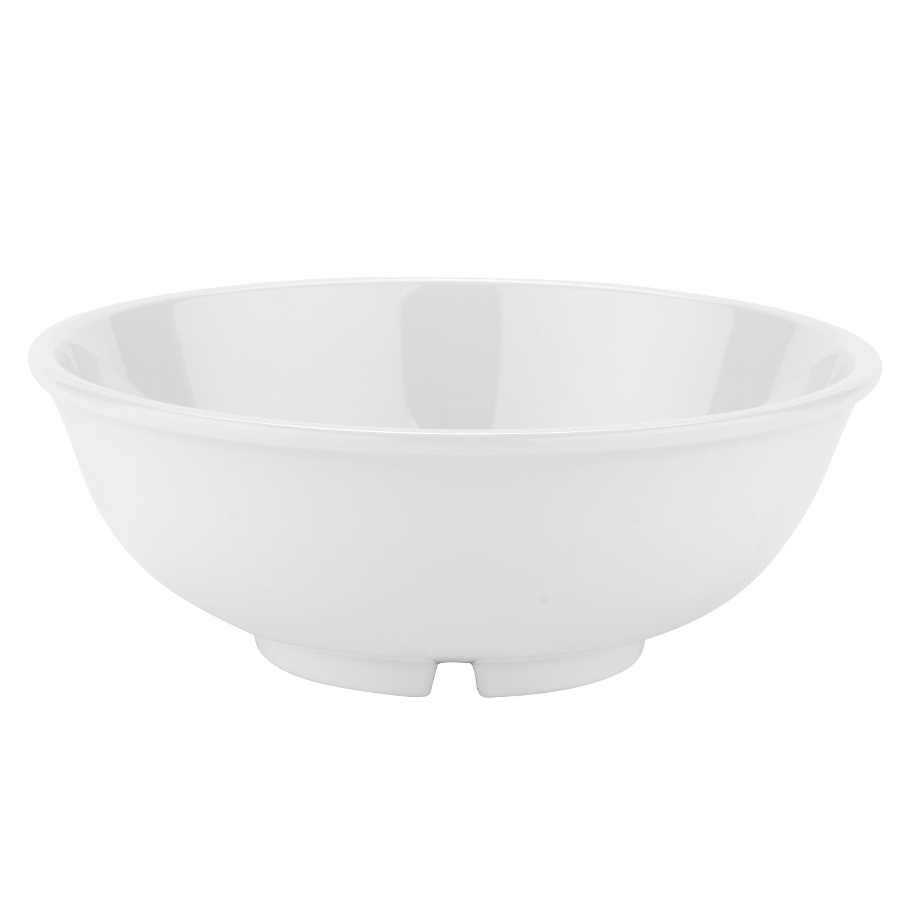 G.E.T. Enterprises B-24-DW Diamond White 24 oz. Round Diamond White Melamine Bowl