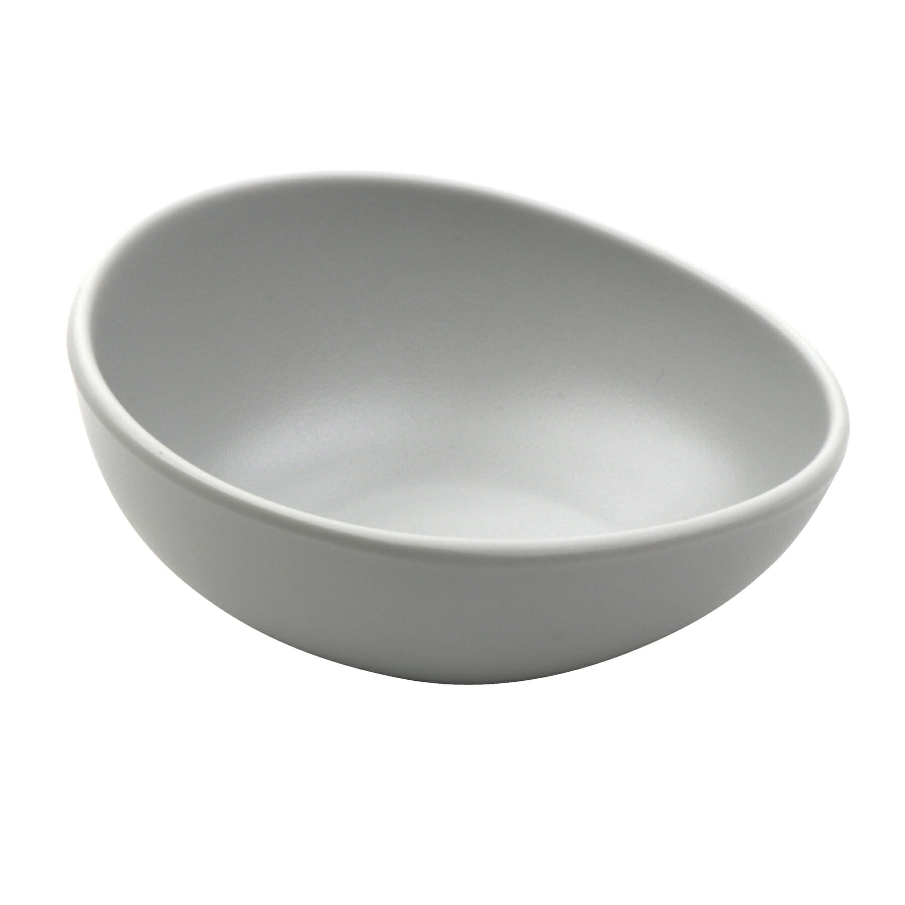 G.E.T. Enterprises B-1000-LG Riverstone 10 oz. Round Light Gray Melamine Bowl