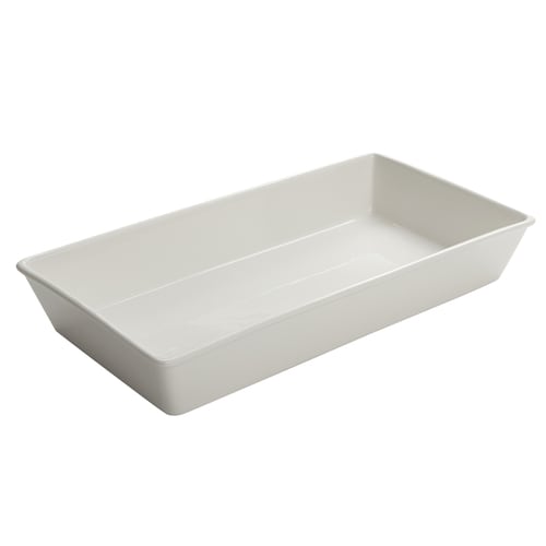 American Metalcraft POR17 144 oz. Rectangle White Porcelain Bowl