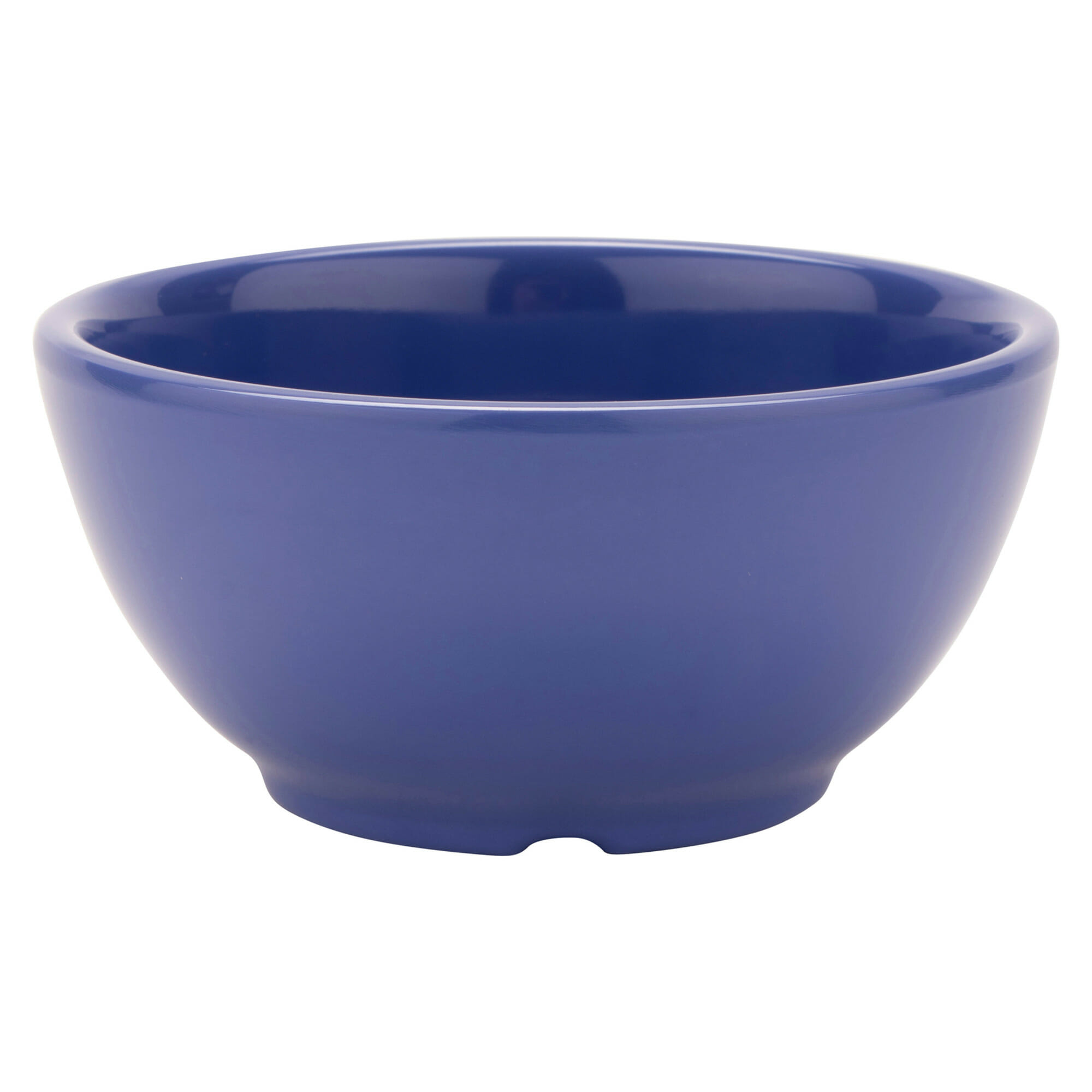 G.E.T. Enterprises B-525-PB Diamond Mardi Gras 16 oz. Round Peacock Blue Melamine Bowl