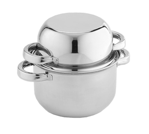 American Metalcraft SSMS9 64 oz Stainless Steel Mussel Pot with Cover