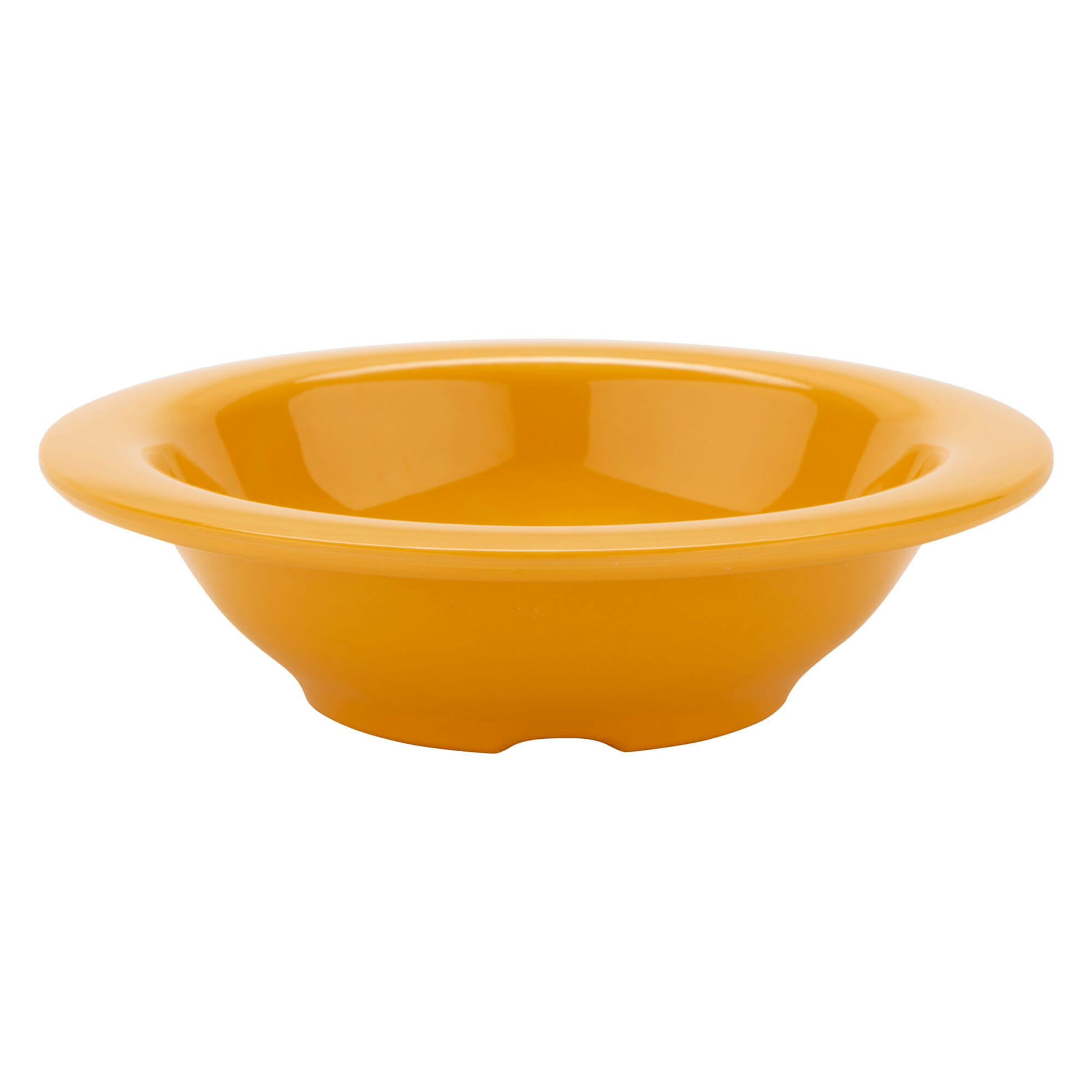 G.E.T. Enterprises B-454-TY Diamond Mardi Gras 4.5 oz. Round Tropical Yellow Melamine Bowl