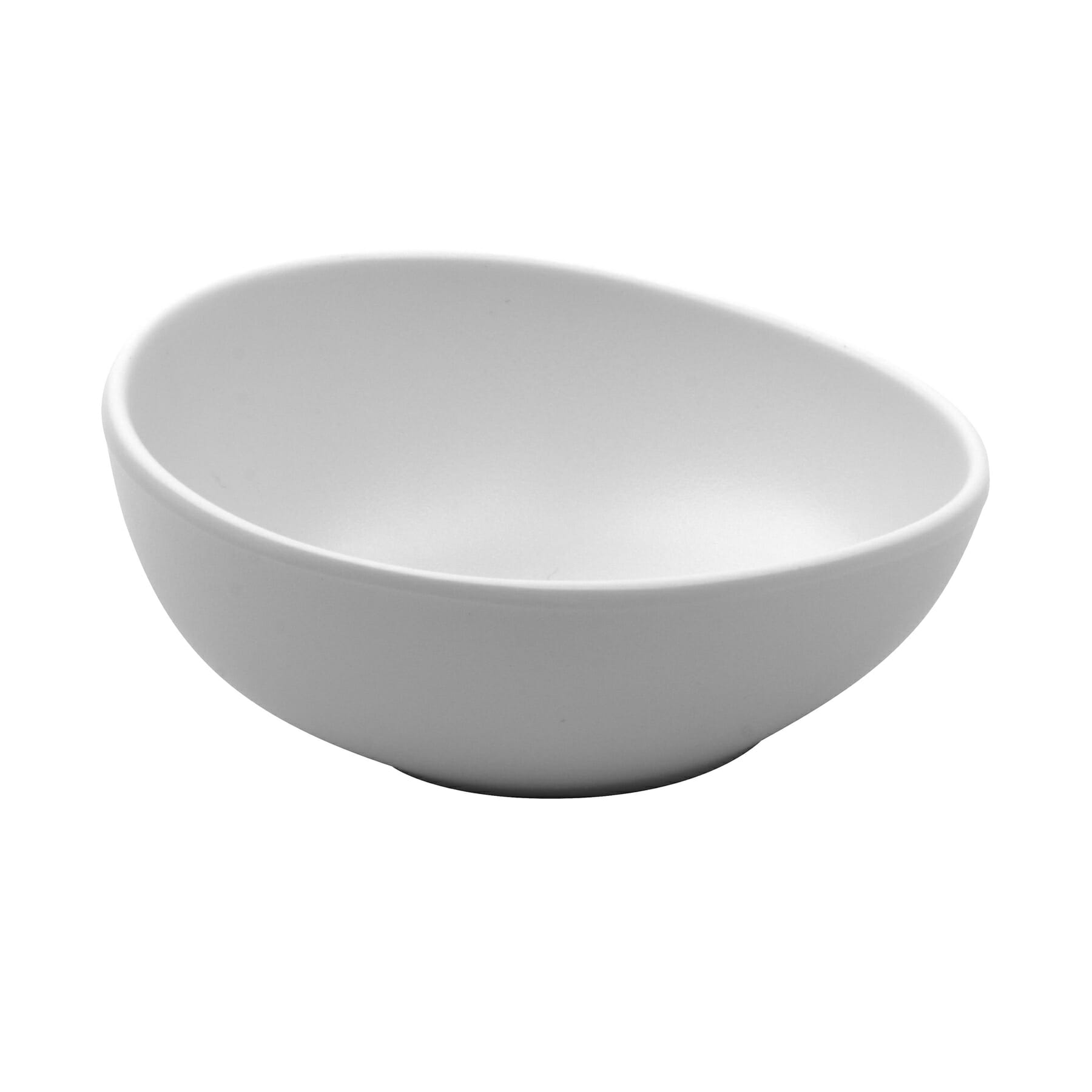 G.E.T. Enterprises B-2000-W Riverstone 12 oz. Round White Melamine Bowl