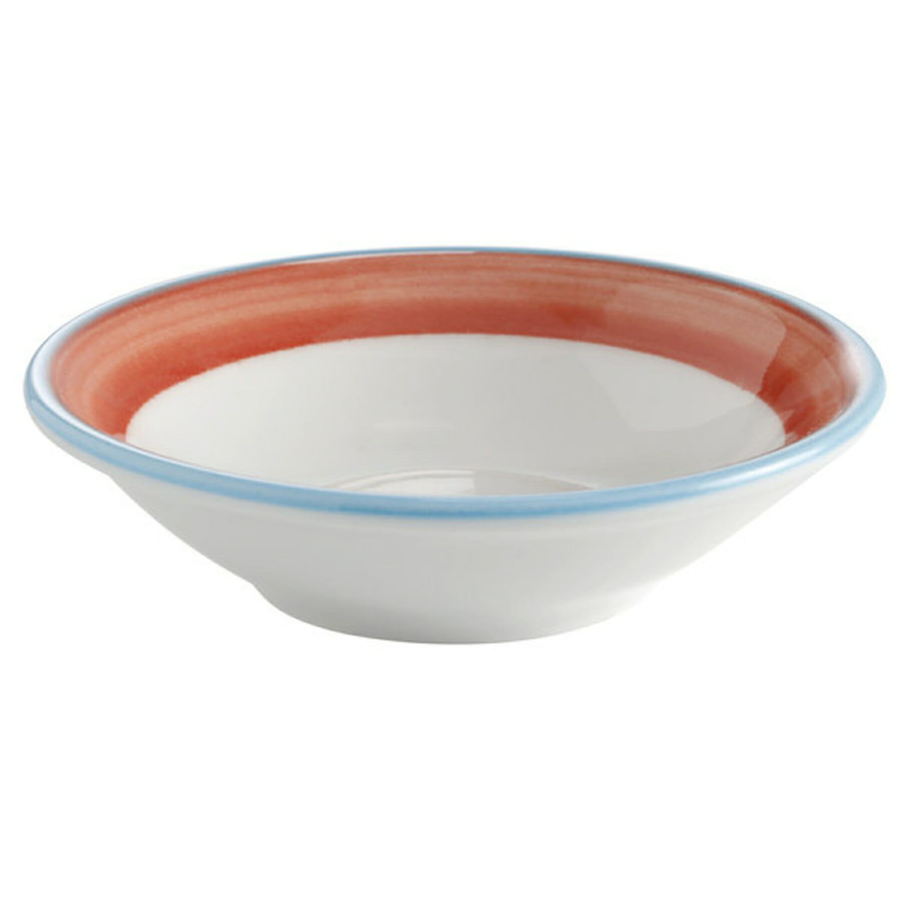 G.E.T. Enterprises PA1602703024 Corona Calypso 4 oz. Round Calypso Coral Porcelain Saucer