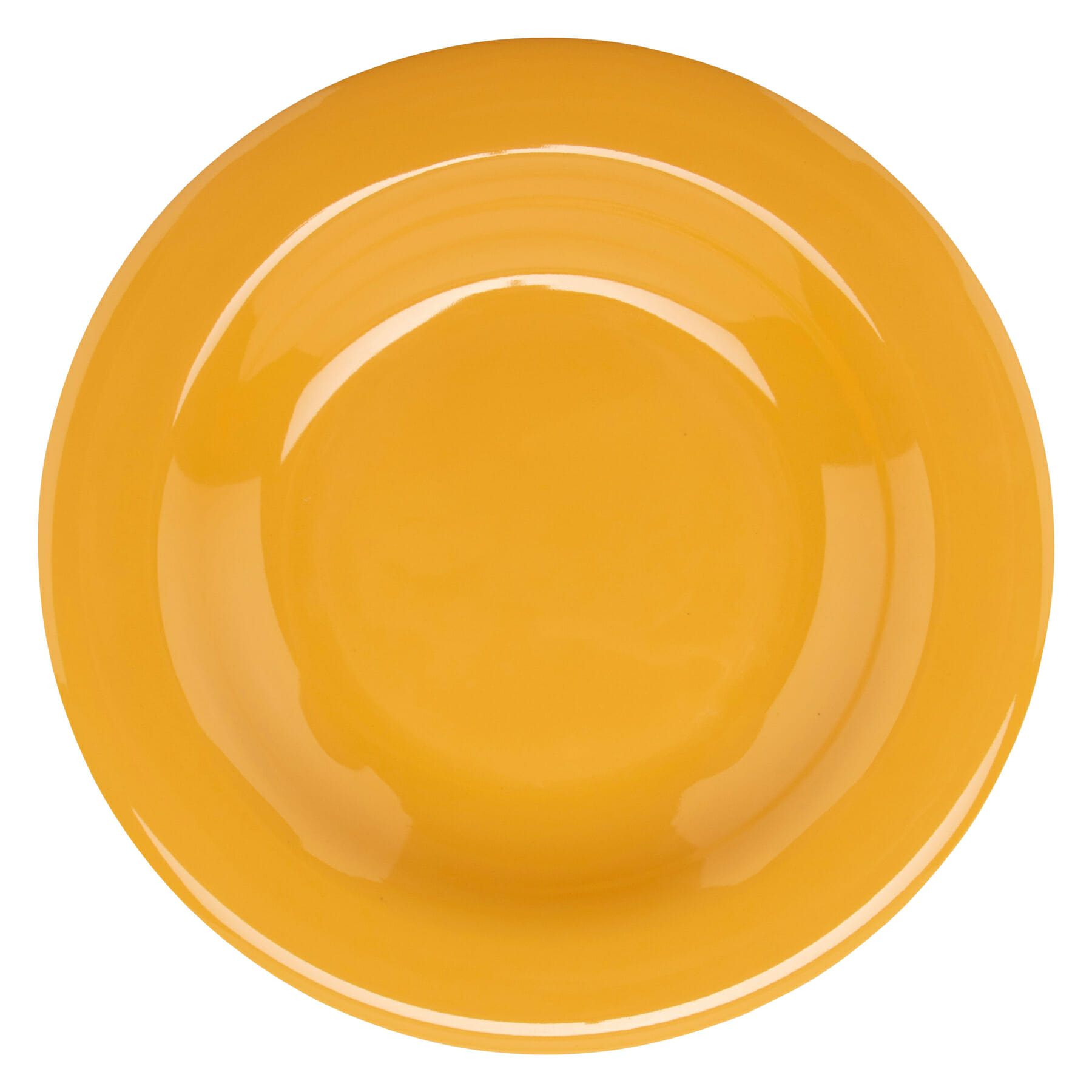 G.E.T. Enterprises B-139-TY Diamond Mardi Gras 13 oz. Round Tropical Yellow Melamine Bowl