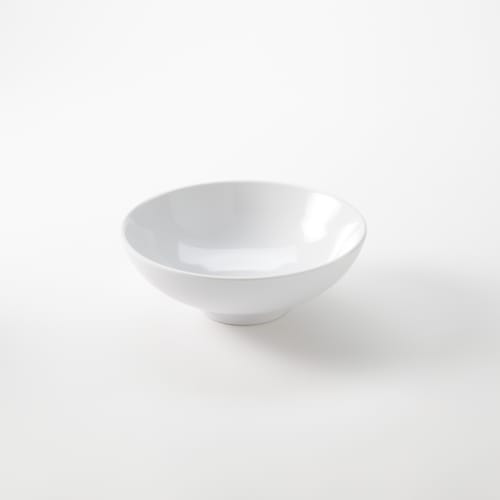 American Metalcraft NBW32 32 oz. Round White Melamine Noodle Bowl