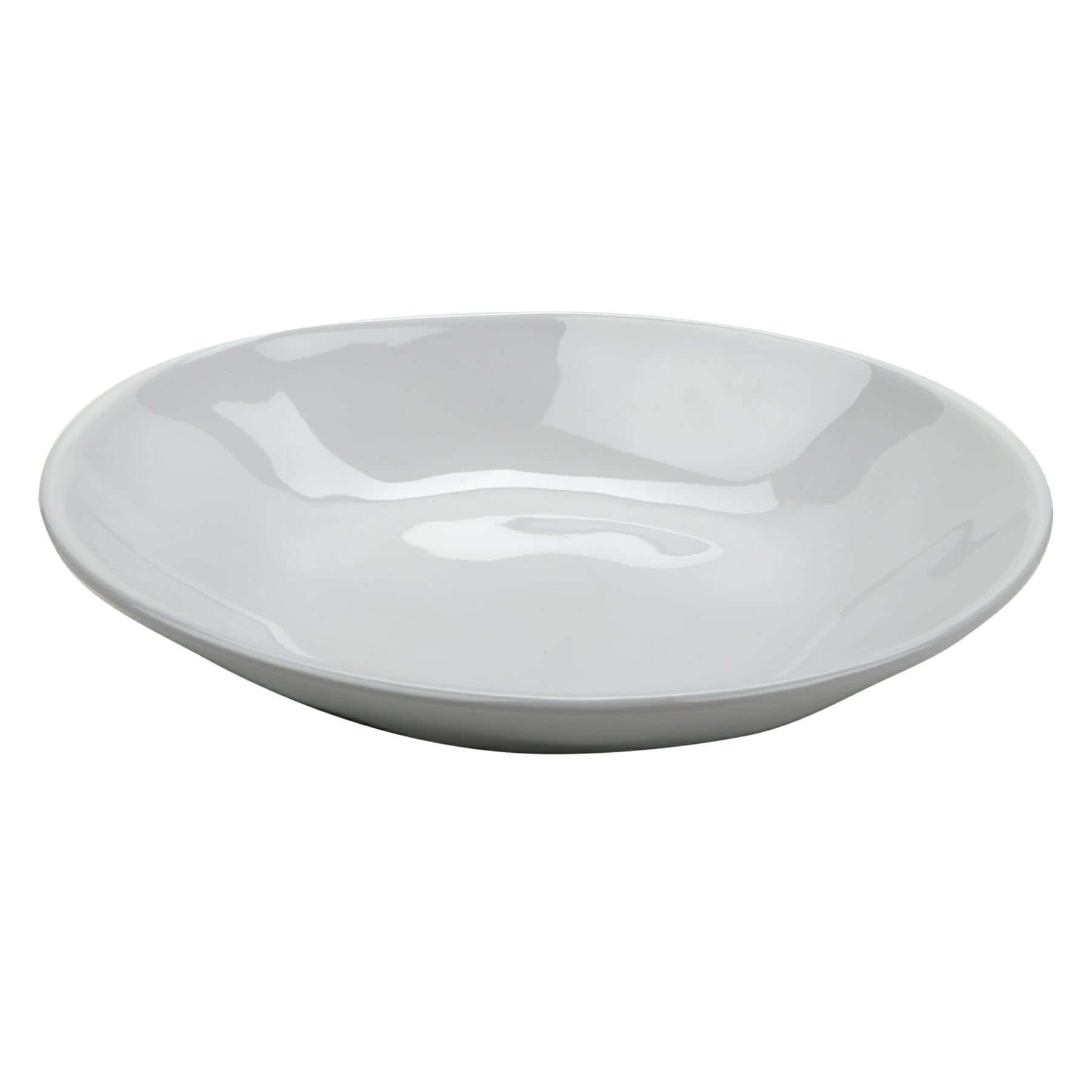 G.E.T. Enterprises B-42-AM-W Arctic Mill 40 oz. Round White Melamine Bowl