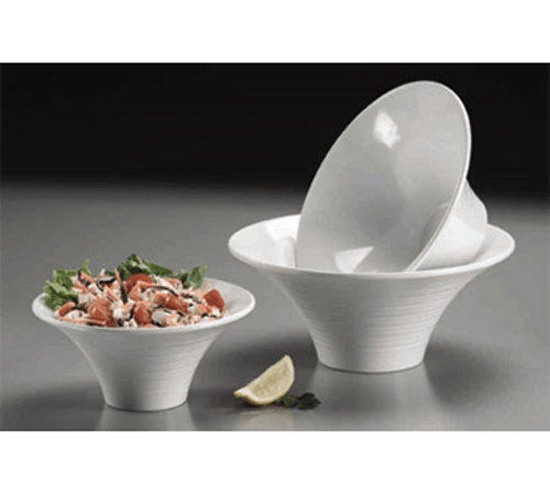 American Metalcraft FLRB8 33 oz Round White Melamine Endurance™ Serving Bowl