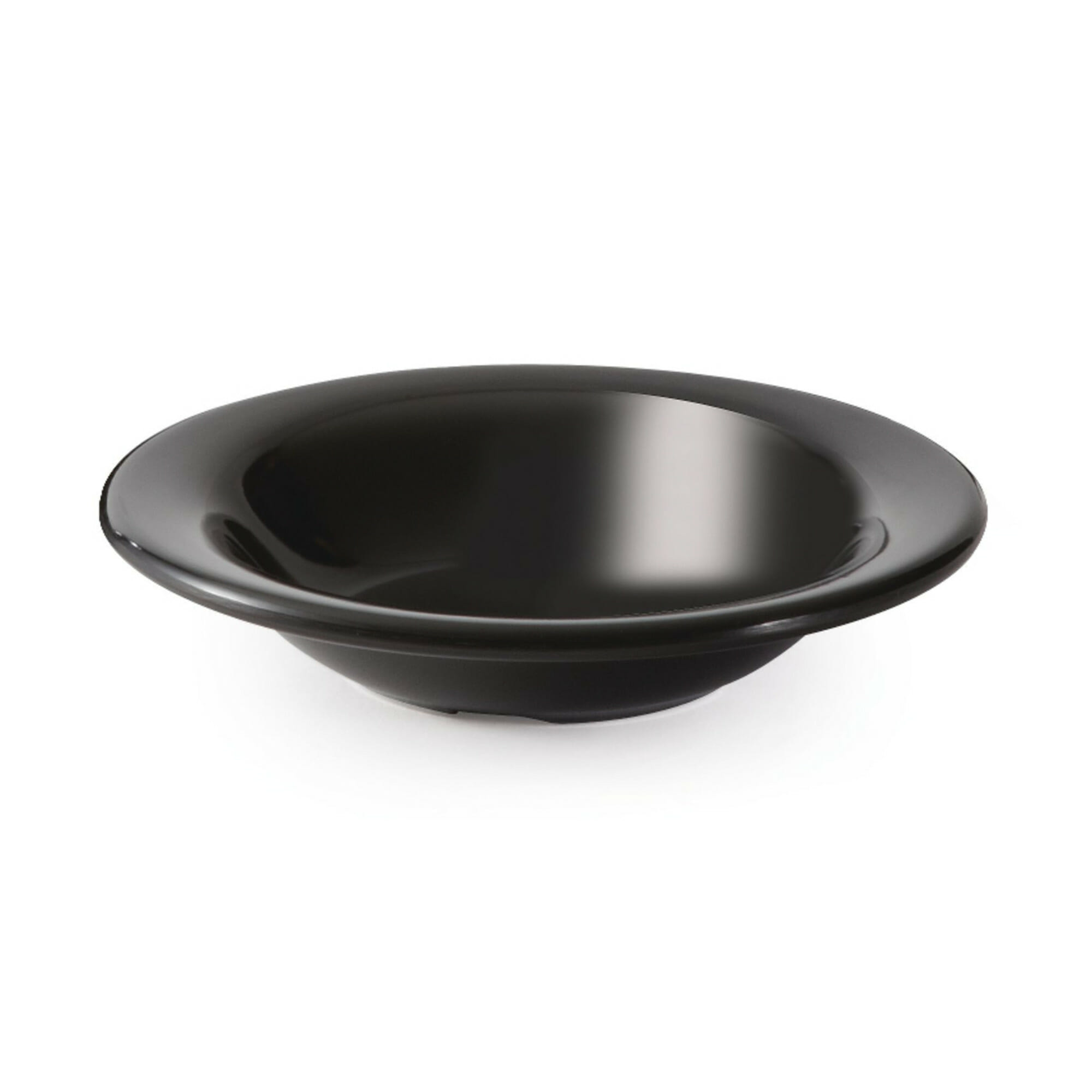 G.E.T. Enterprises BF-050-BK Black Elegance 3.5 oz. Round Black Melamine Bowl