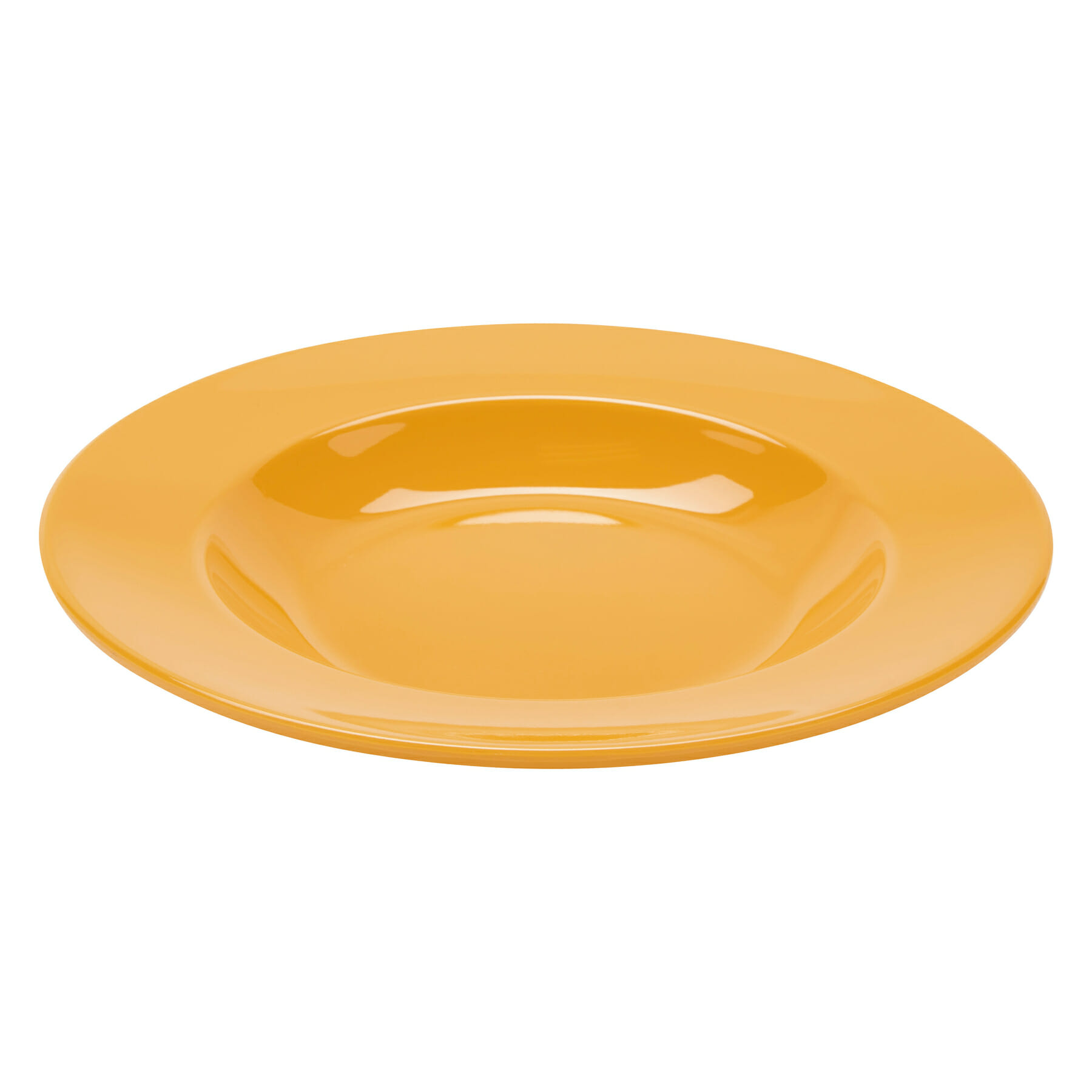 G.E.T. Enterprises B-1611-TY Diamond Mardi Gras 16 oz. Round Tropical Yellow Melamine Bowl