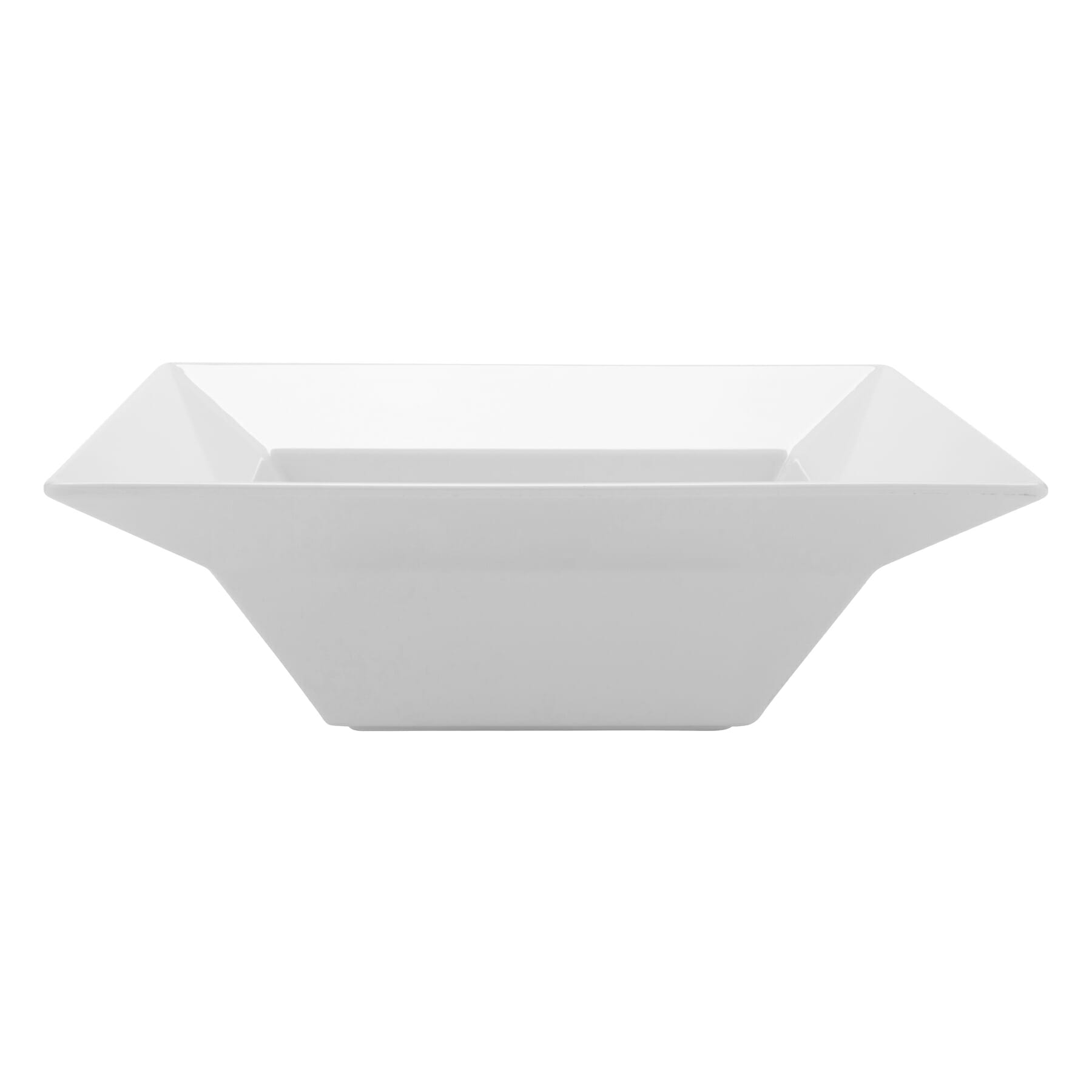 G.E.T. Enterprises ML-245-W Siciliano 121 oz. Square White Melamine Bowl