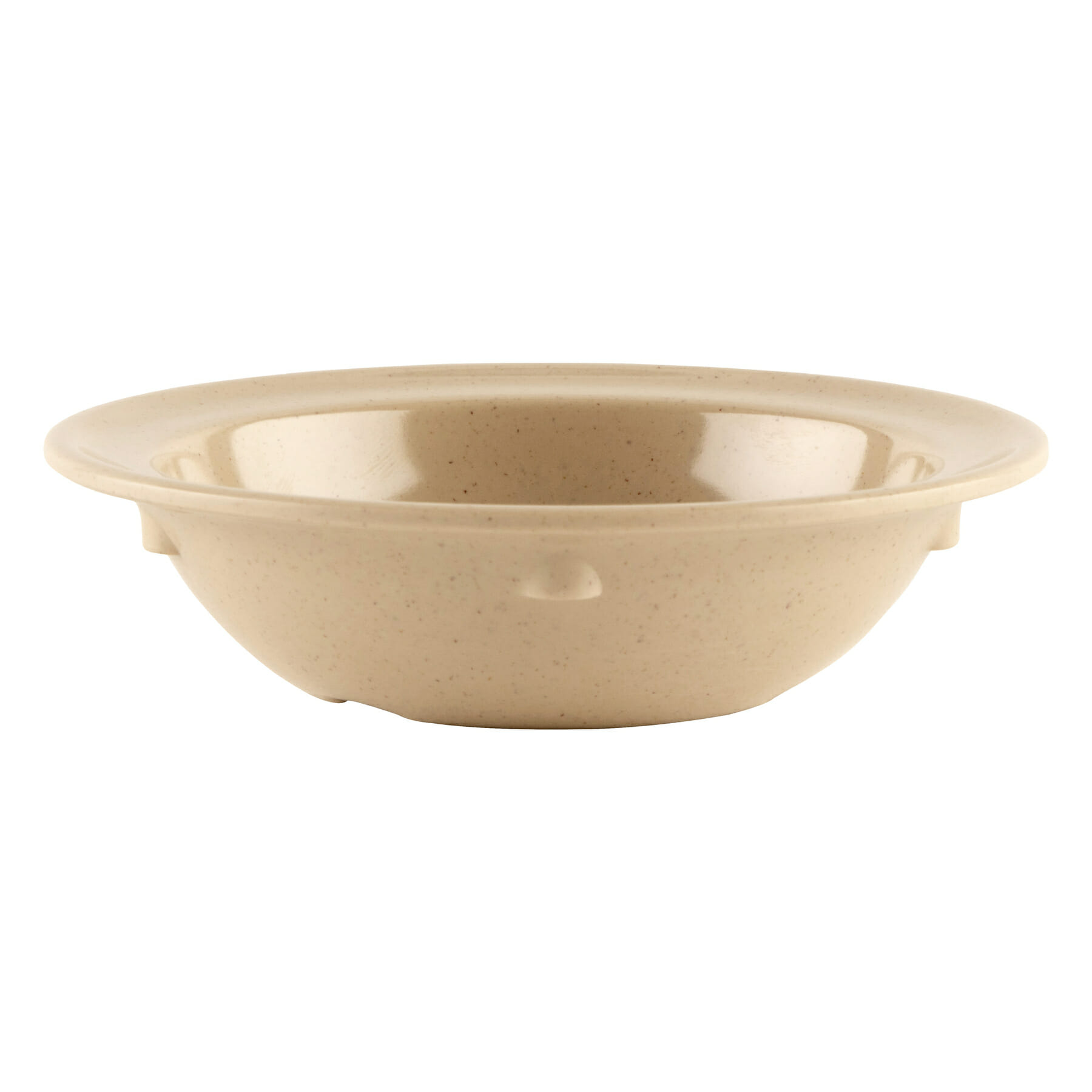 G.E.T. Enterprises DN-335-S Supermel 3.5 oz. Round Sandstone Melamine Bowl