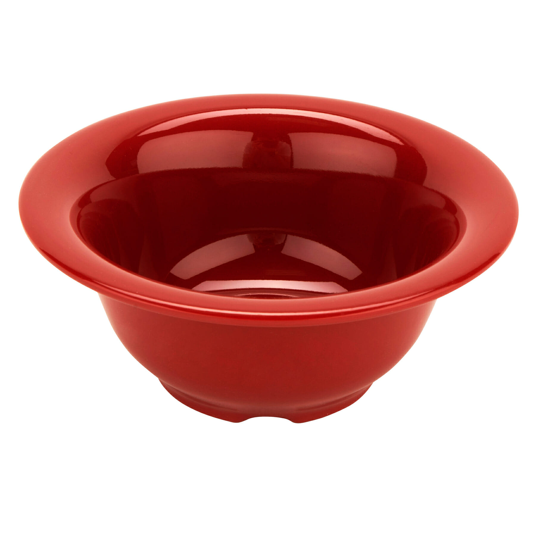 G.E.T. Enterprises B-105-CR Diamond Harvest 10 oz. Round Cranberry Melamine Bowl