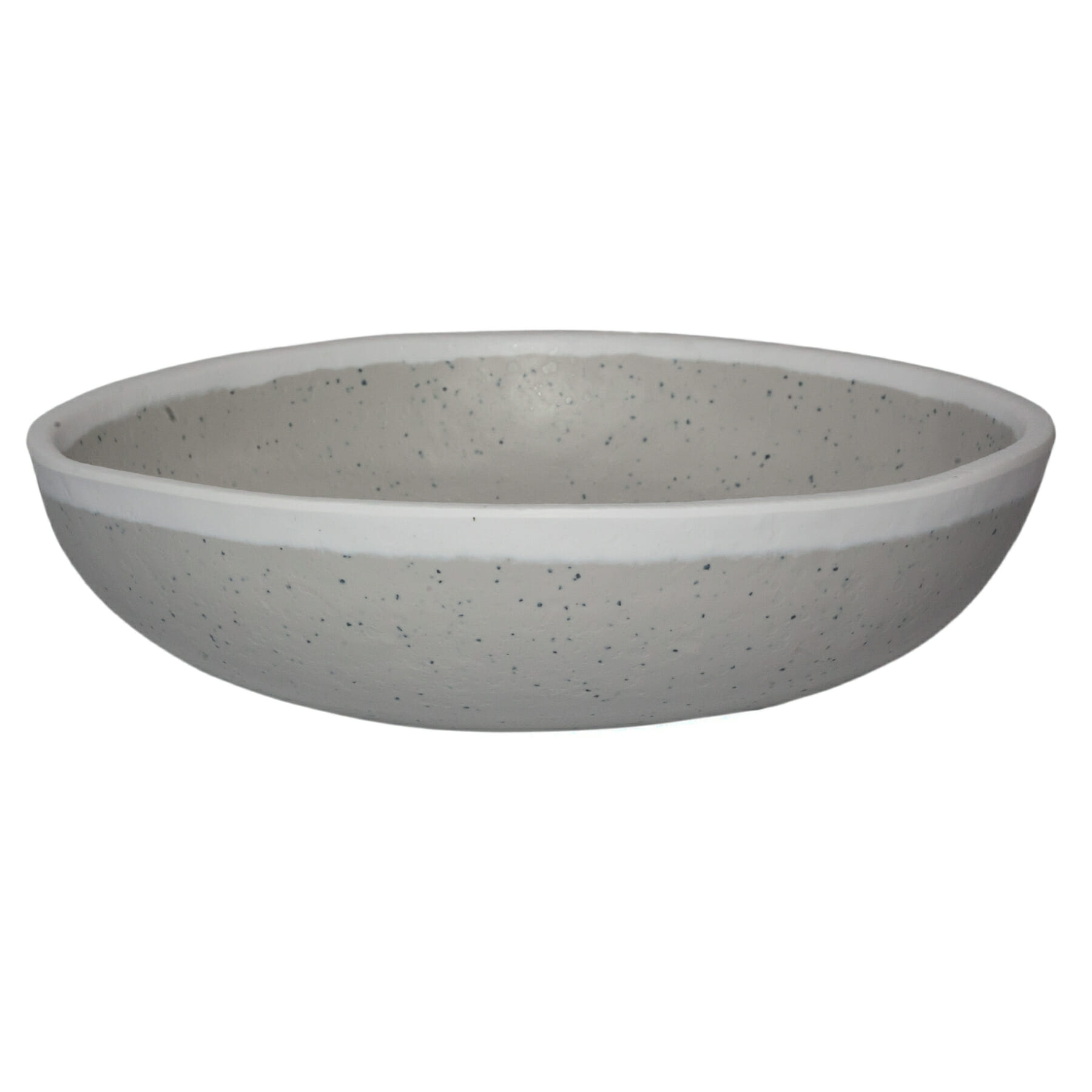 G.E.T. Enterprises B-300-DVG Pottery Market Glazed 14 oz. Round Dove Gray Melamine Bowl