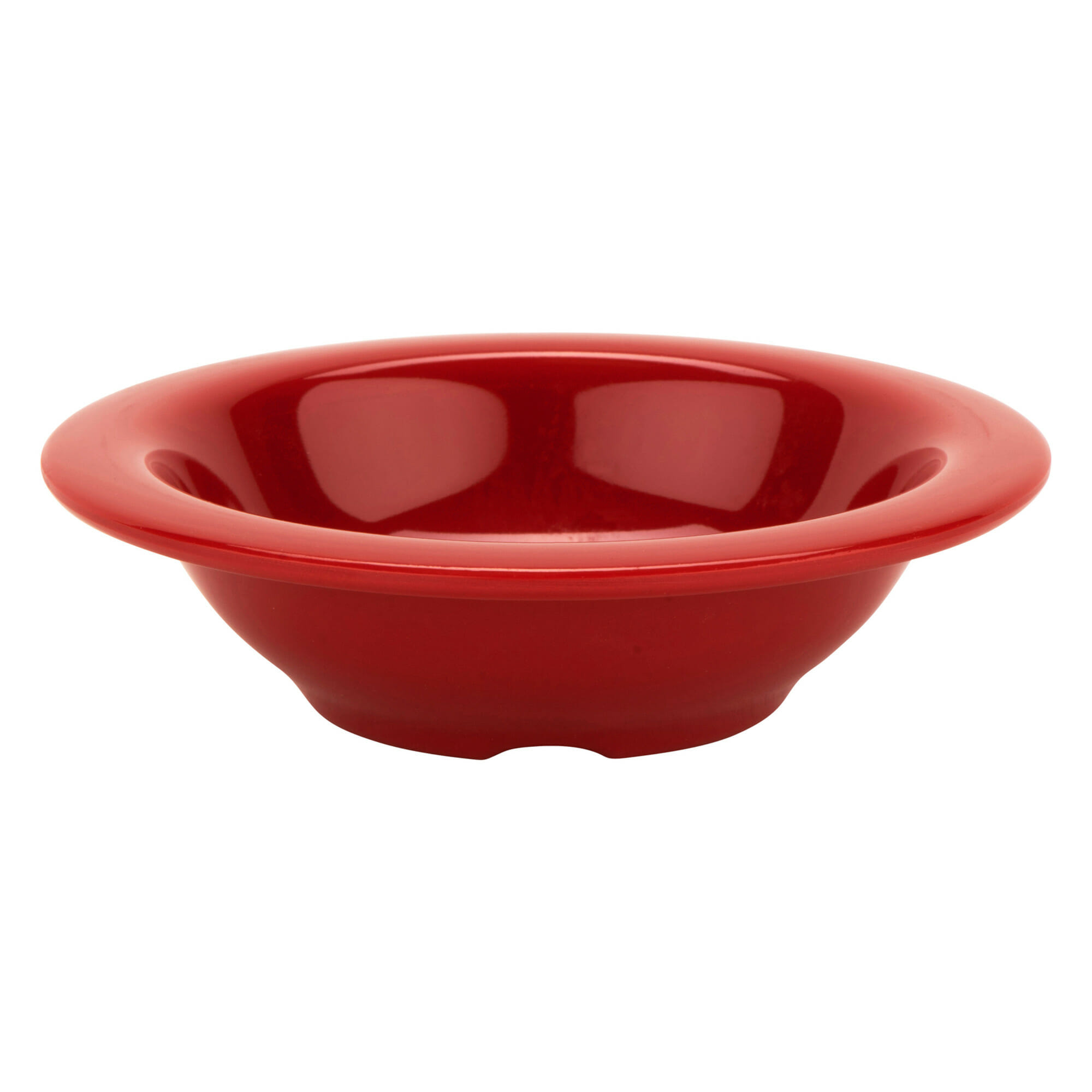 G.E.T. Enterprises B-454-CR Diamond Harvest 4.5 oz. Round Cranberry Melamine Bowl