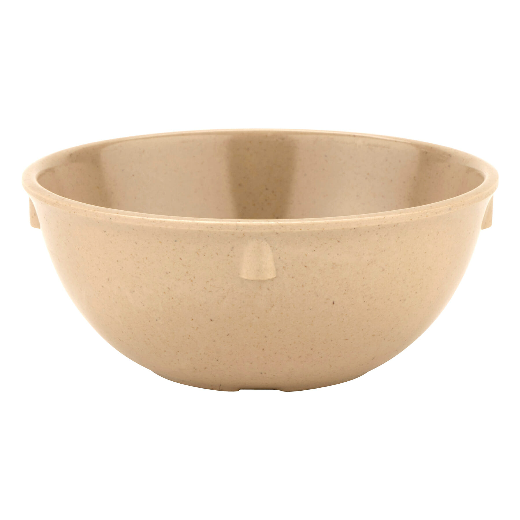 G.E.T. Enterprises DN-315-S Supermel 15 oz. Round Sandstone Melamine Bowl
