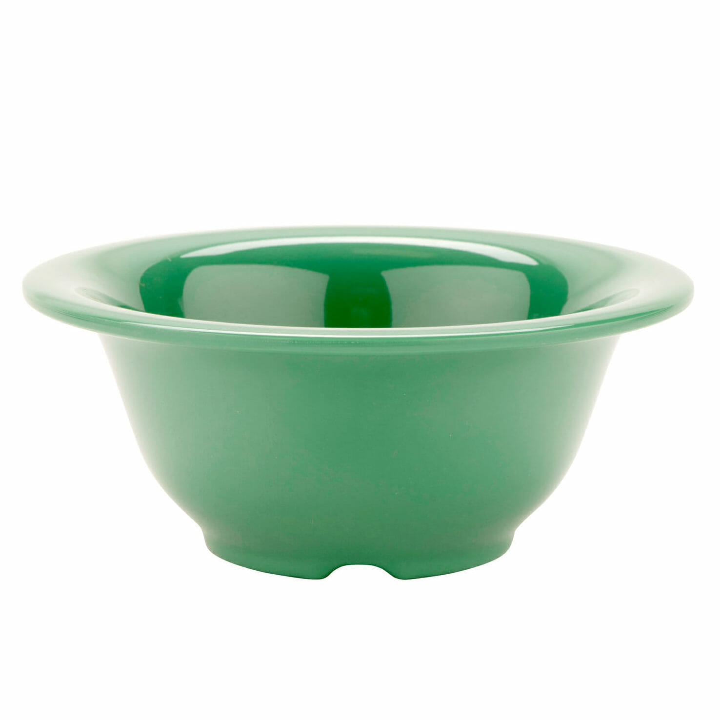 G.E.T. Enterprises B-105-FG Diamond Mardi Gras 10 oz. Round Rainforest Green Melamine Bowl