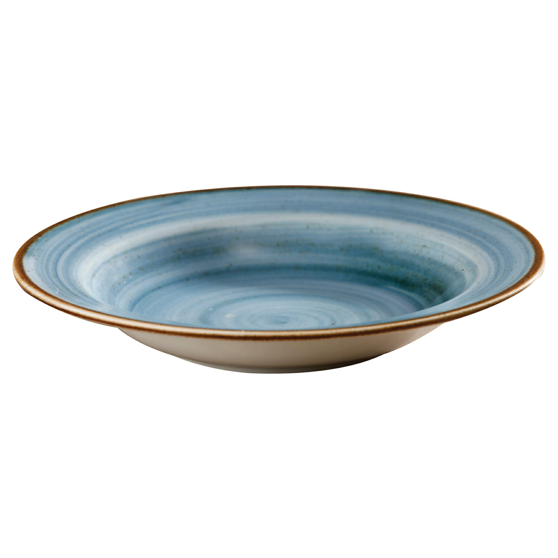 G.E.T. Enterprises PA1604703624 Corona Artisan Blue 9.7 oz. Round Blue Porcelain Bowl