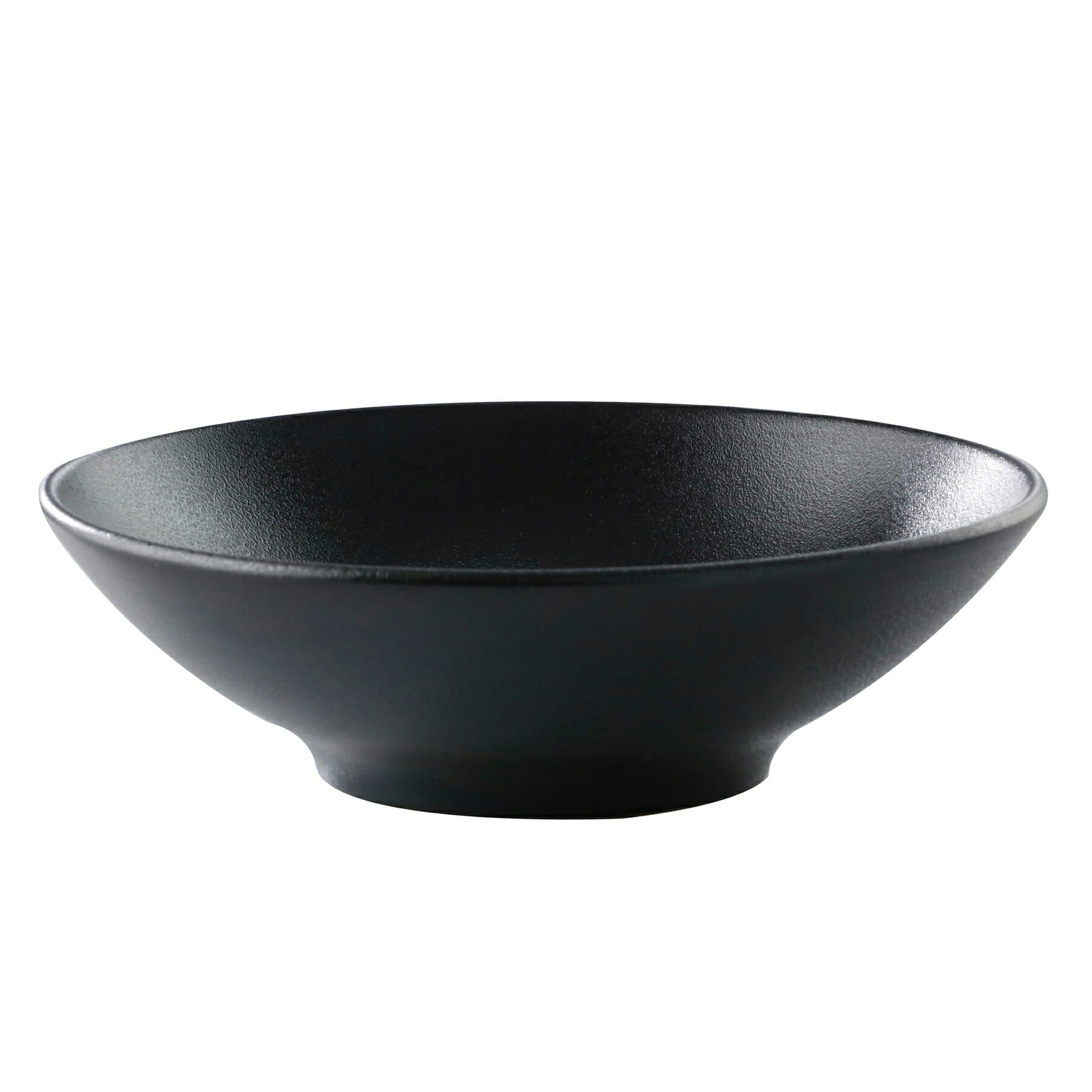G.E.T. Enterprises PA1941923124 Corona Cosmos Pluto 12.8 oz. Round Black Porcelain Bowl