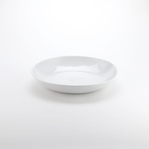 American Metalcraft CBL95CL 95 oz. Round Cloud Melamine Crave Serving Bowl