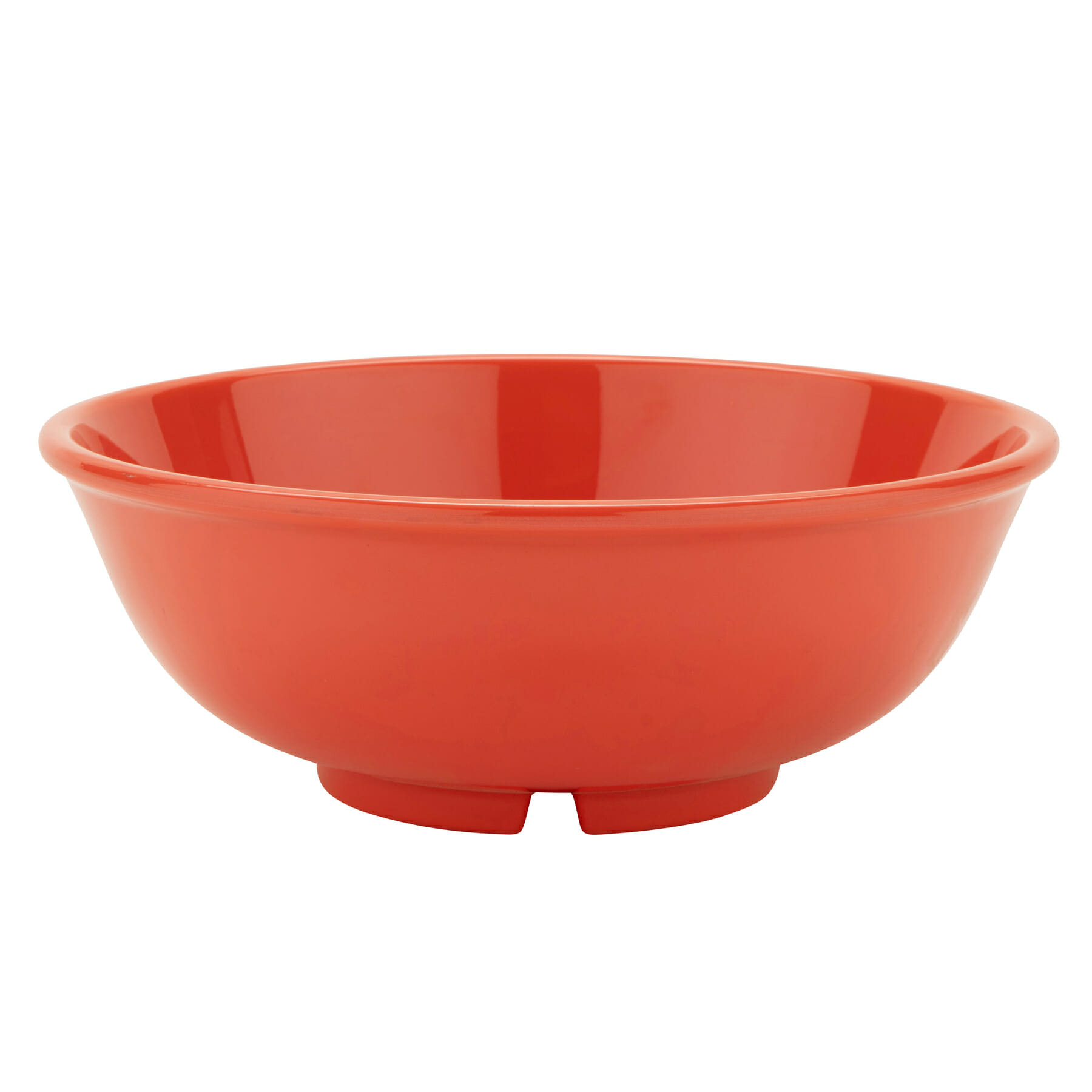 G.E.T. Enterprises B-24-RO Diamond Mardi Gras 24 oz. Round Rio Orange Melamine Bowl