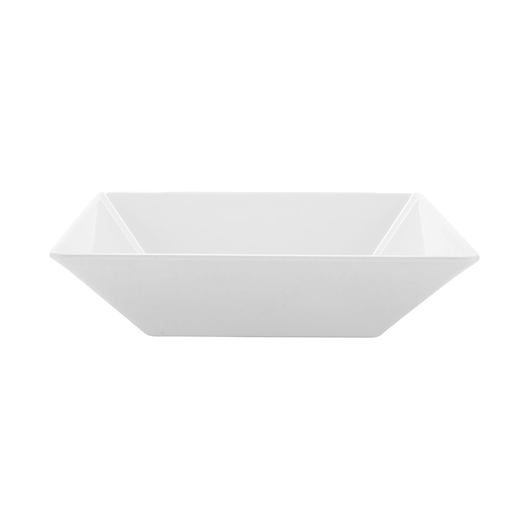 G.E.T. Enterprises ML-247-W Siciliano 80 oz. Square White Melamine Bowl