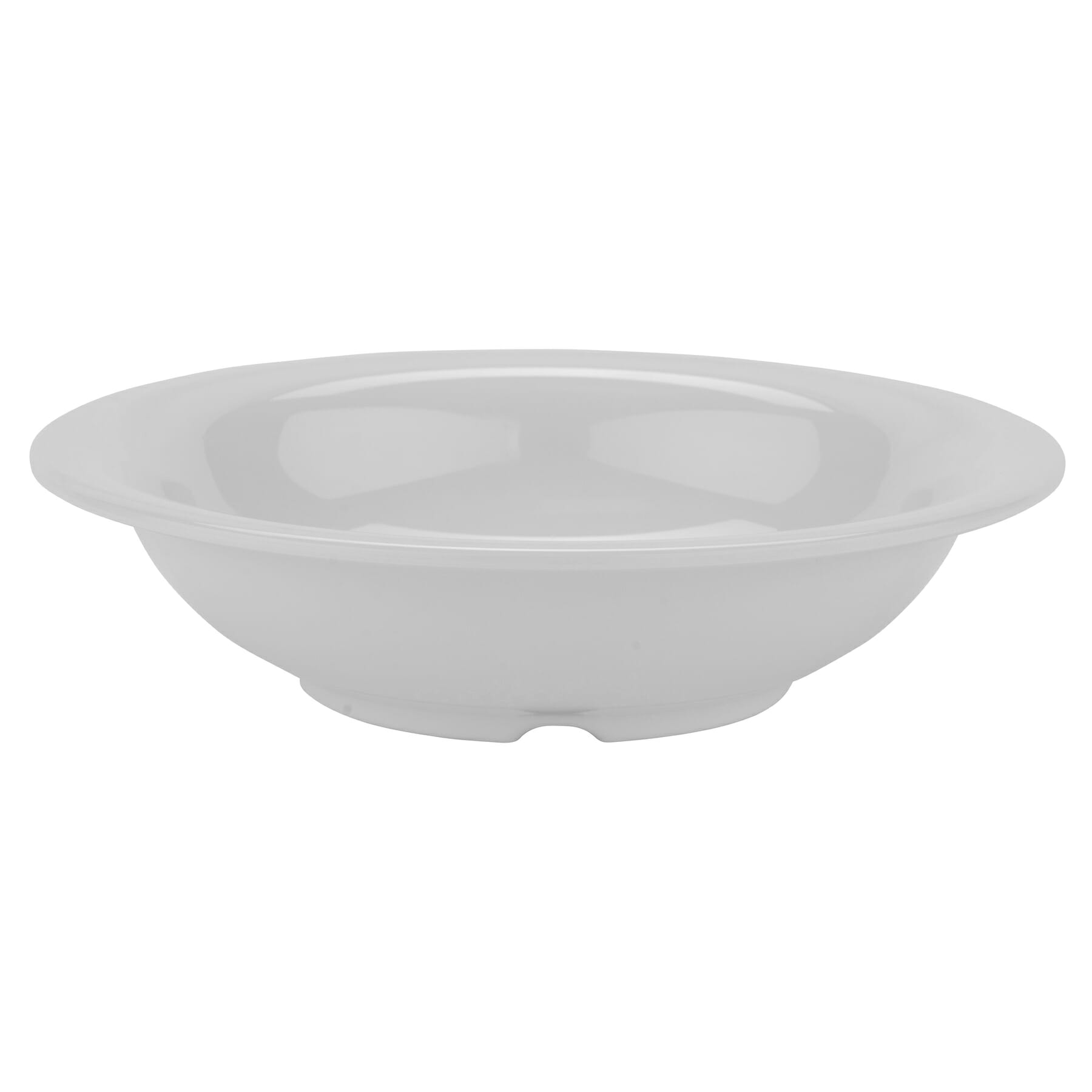 G.E.T. Enterprises B-167-DW Diamond White 16 oz. Round Diamond White Melamine Bowl
