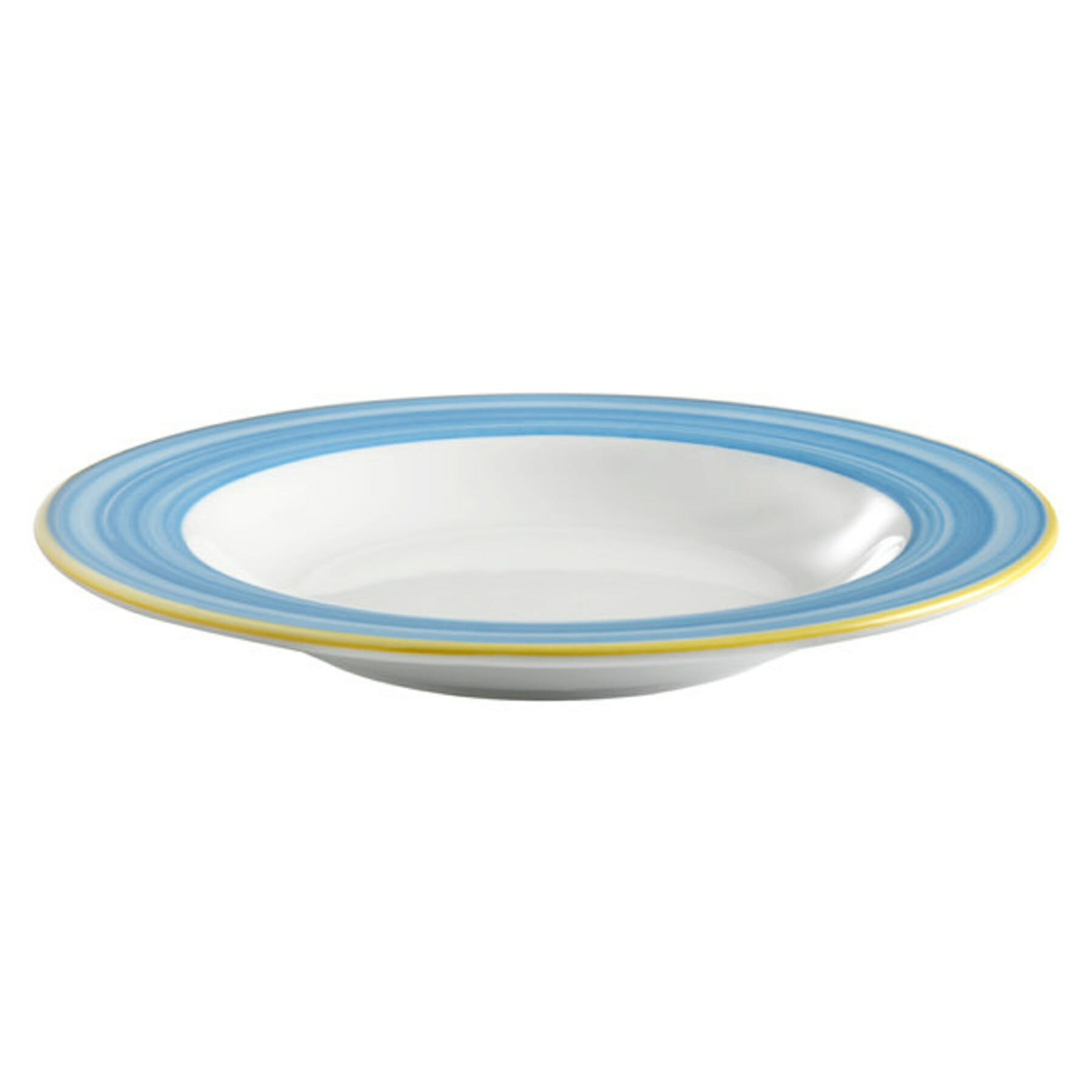 G.E.T. Enterprises PA1601903912 Corona Calypso 18.8 oz. Round Calypso Blue Porcelain Bowl