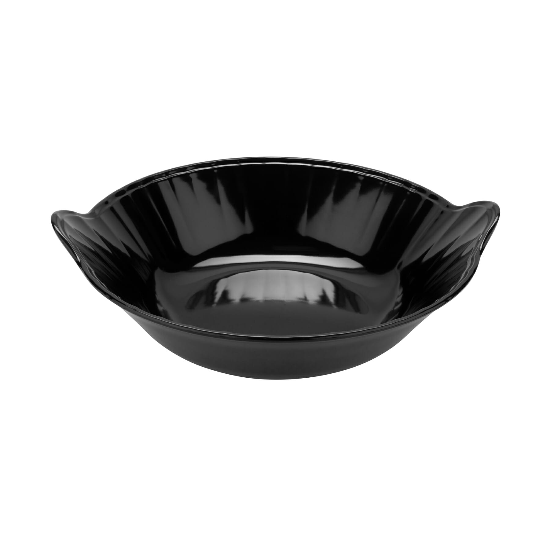 G.E.T. Enterprises ML-95-BK Siciliano 128 oz. Round Black Melamine Bowl