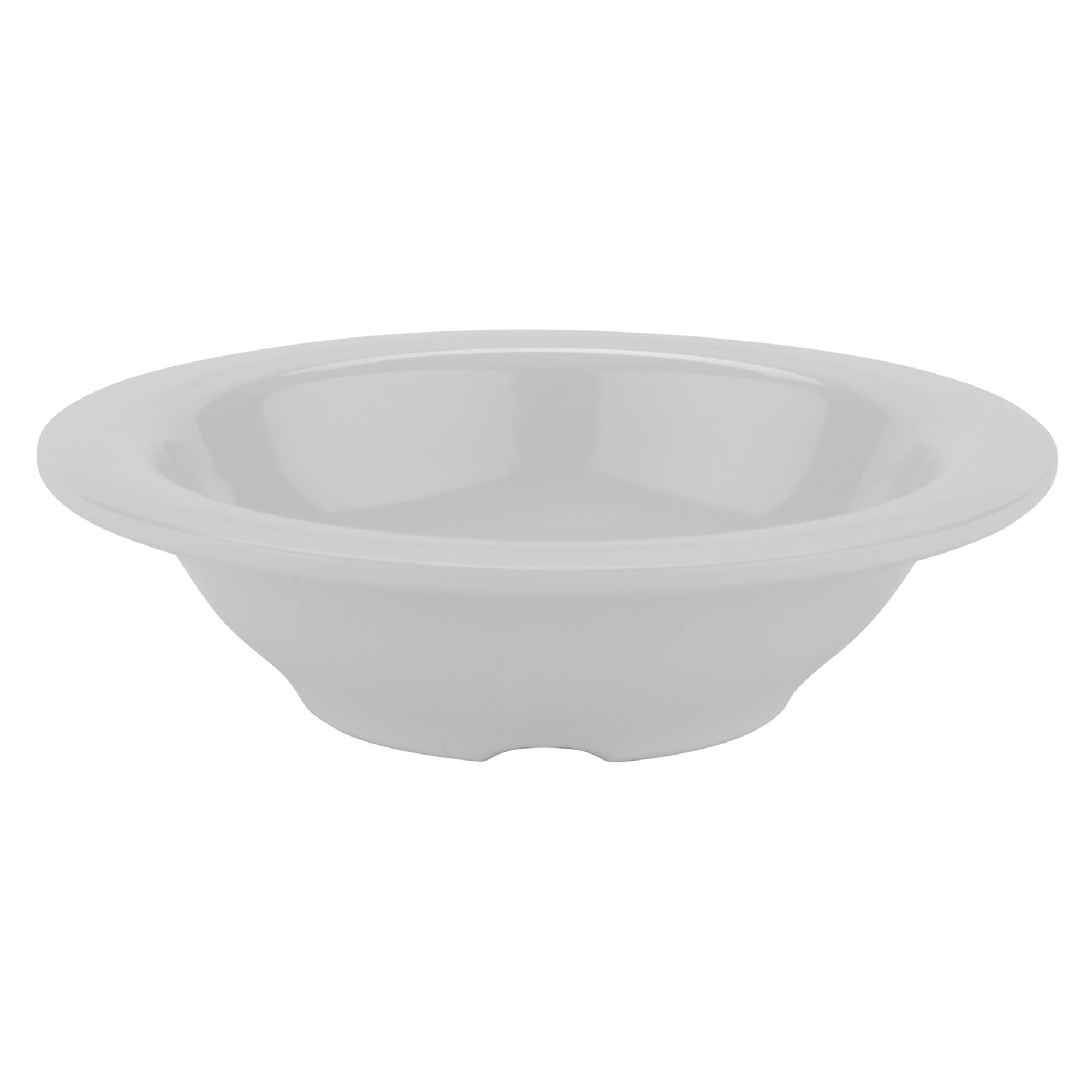 G.E.T. Enterprises B-454-DW Diamond White 4.5 oz. Round Diamond White Melamine Bowl