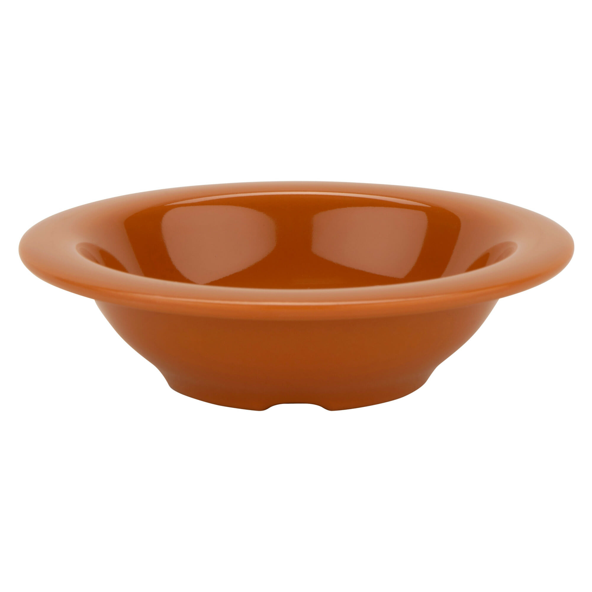 G.E.T. Enterprises B-454-PK Diamond Harvest 4.5 oz. Round Pumpkin Melamine Bowl