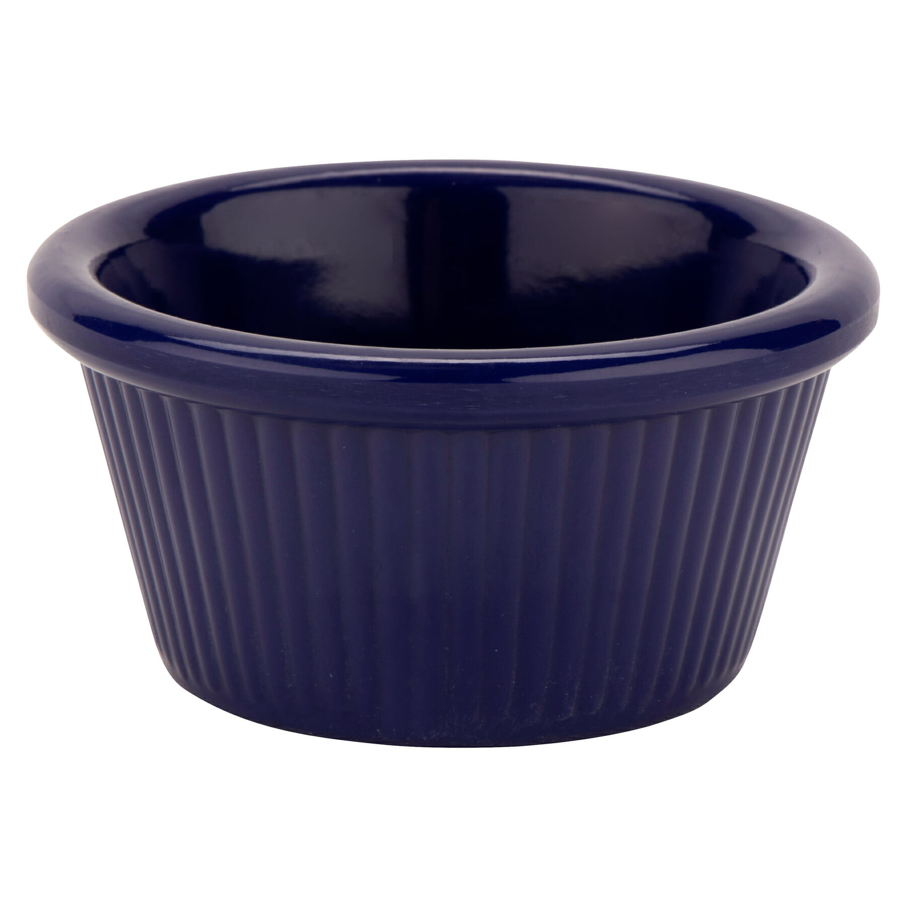 G.E.T. Enterprises RM-387-CB 2 oz. Round Cobalt Blue Melamine Ramekin
