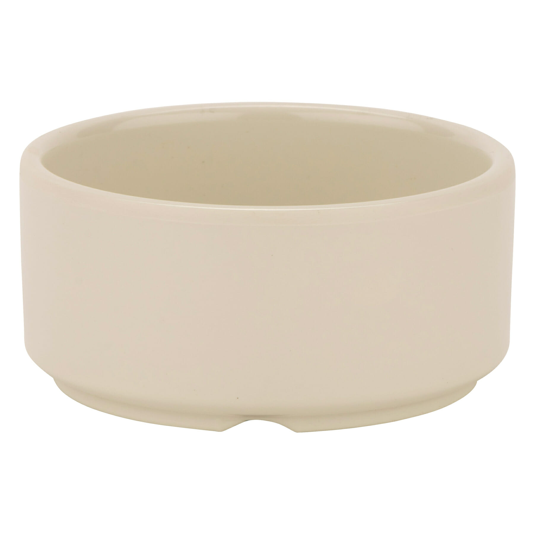 G.E.T. Enterprises S-640-IV 4 oz. Round Ivory Melamine Ramekin