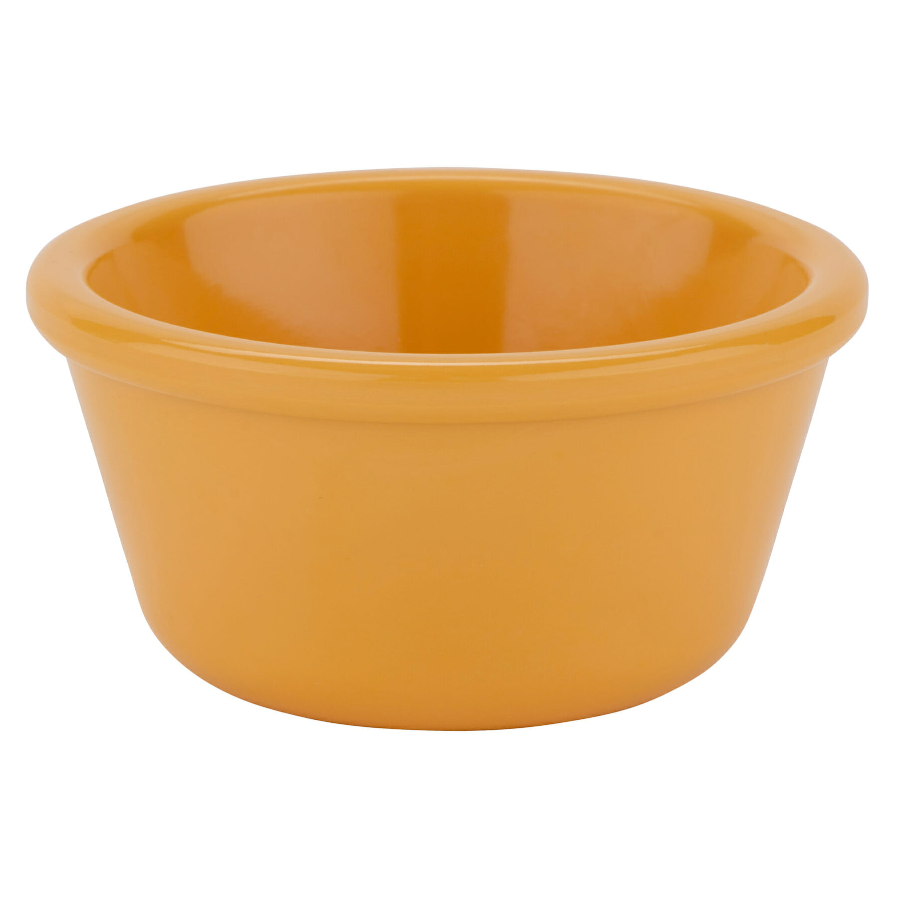 G.E.T. Enterprises RM-388-TY 3 oz. Round Tropical Yellow Melamine Ramekin