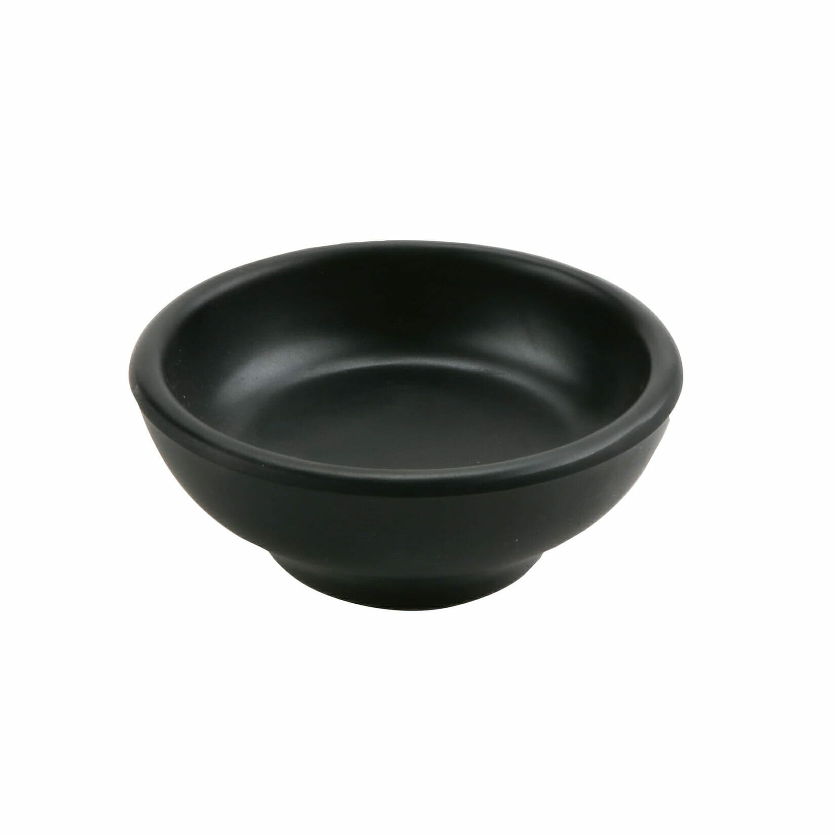 G.E.T. Enterprises SD-SS-BK Nara 3" Round Black Melamine Ramekin