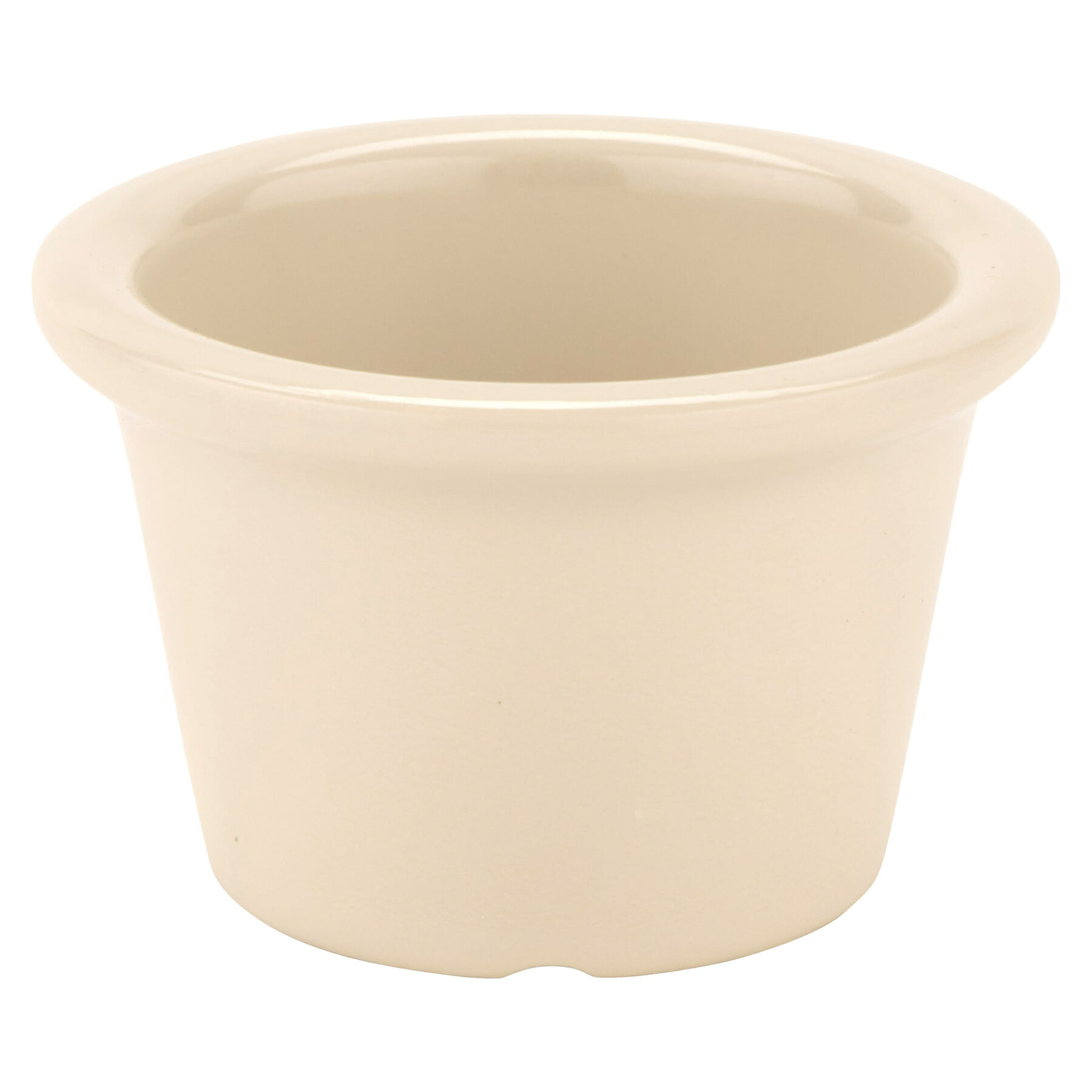 G.E.T. Enterprises S-610-IV 1.5 oz. Round Ivory Melamine Ramekin