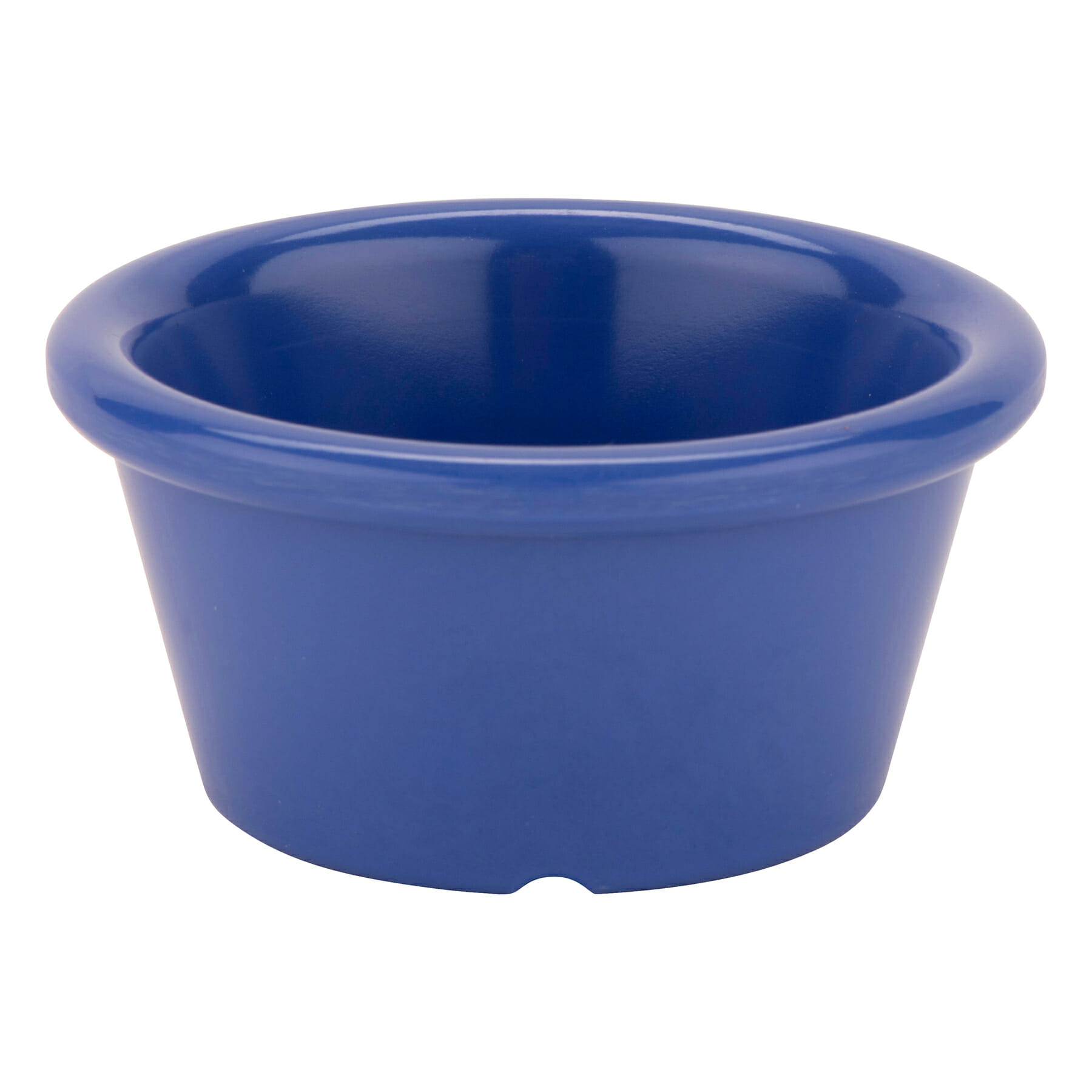 G.E.T. Enterprises S-620-PB 2 oz. Round Peacock Blue Melamine Ramekin