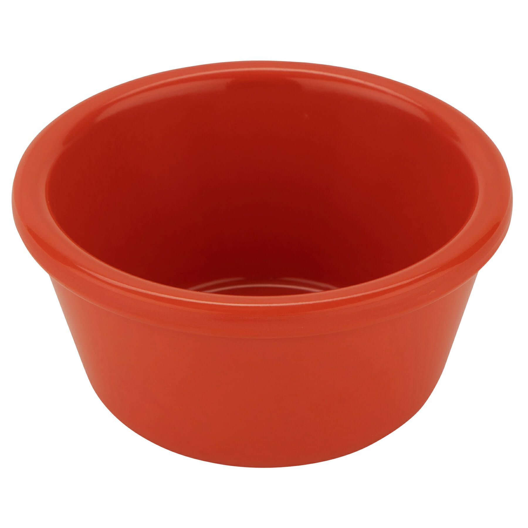 G.E.T. Enterprises RM-388-RO 3 oz. Round Rio Orange Melamine Ramekin